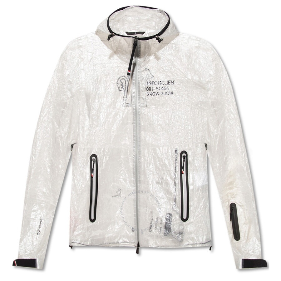 Moncler Men's White Day-Namic Crinkled-Shell Hooded Rain Jacket - 5