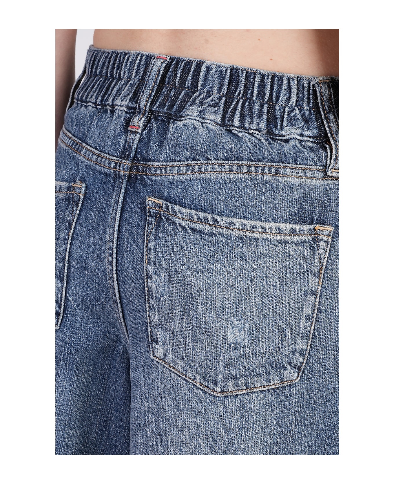 Branson Jeans In Blue Cotton - 5