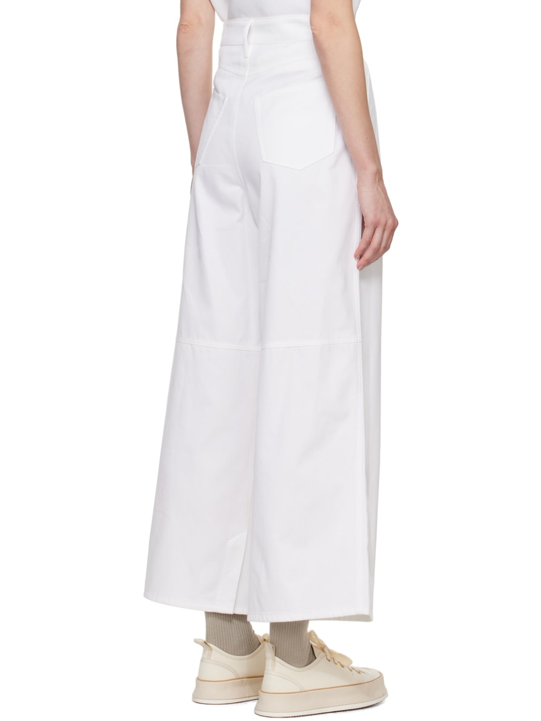 White Vincent Trousers - 3