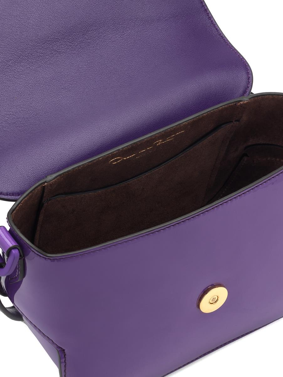 PATENT LEATHER OATH SHOULDER BAG - 3