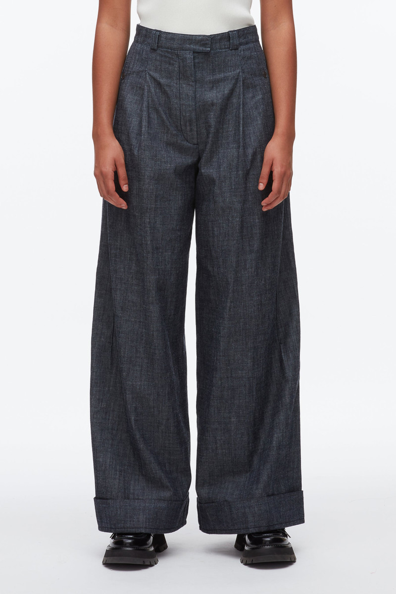 Double Pleat Wide Leg Pant 3