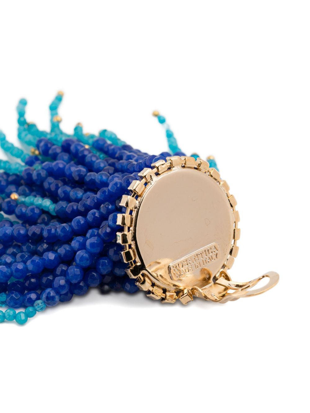 beaded tassel earring - 3