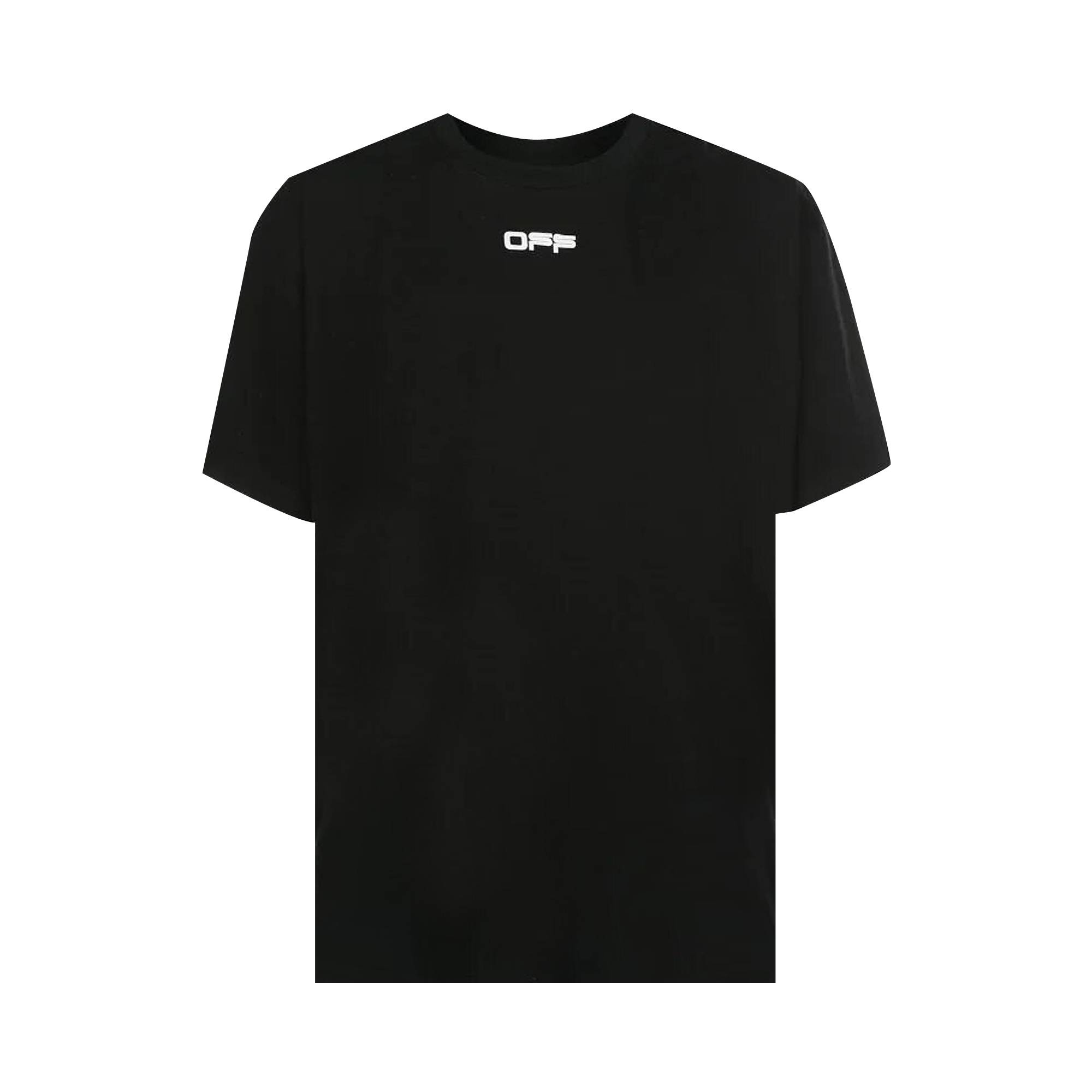 Off-White Airport Tape Oversize T-Shirt 'Black/Multicolor' - 1
