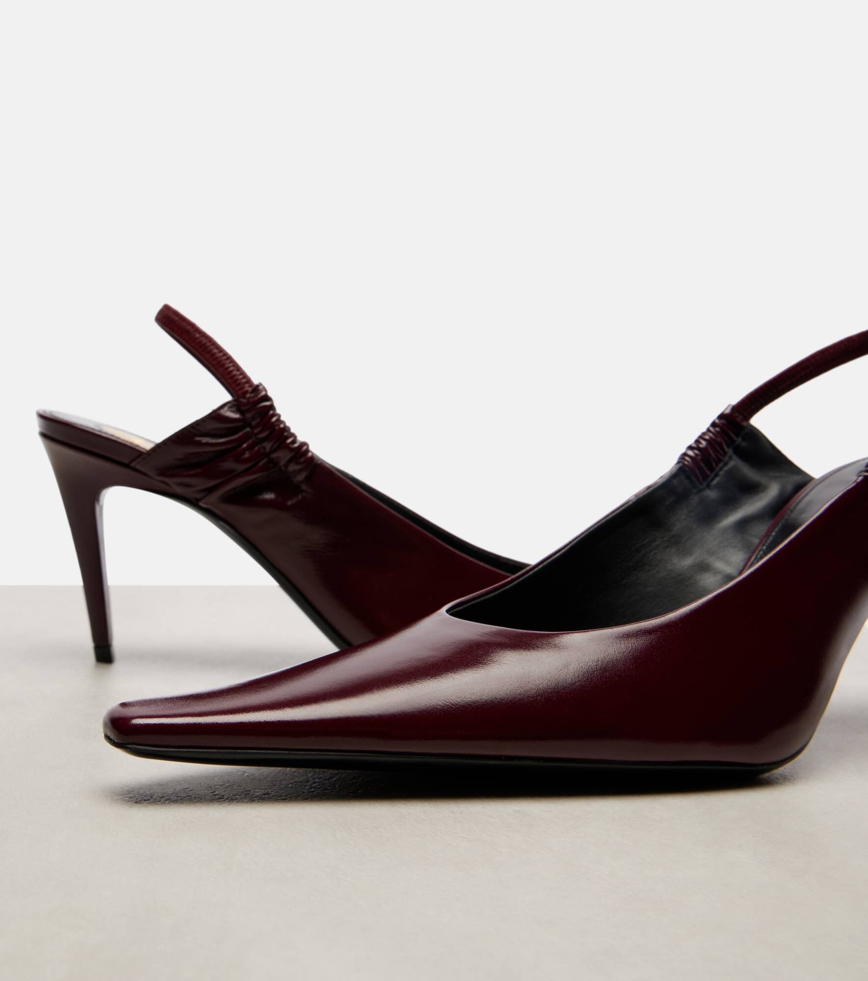 Anne-Marie leather slingback pumps - 5