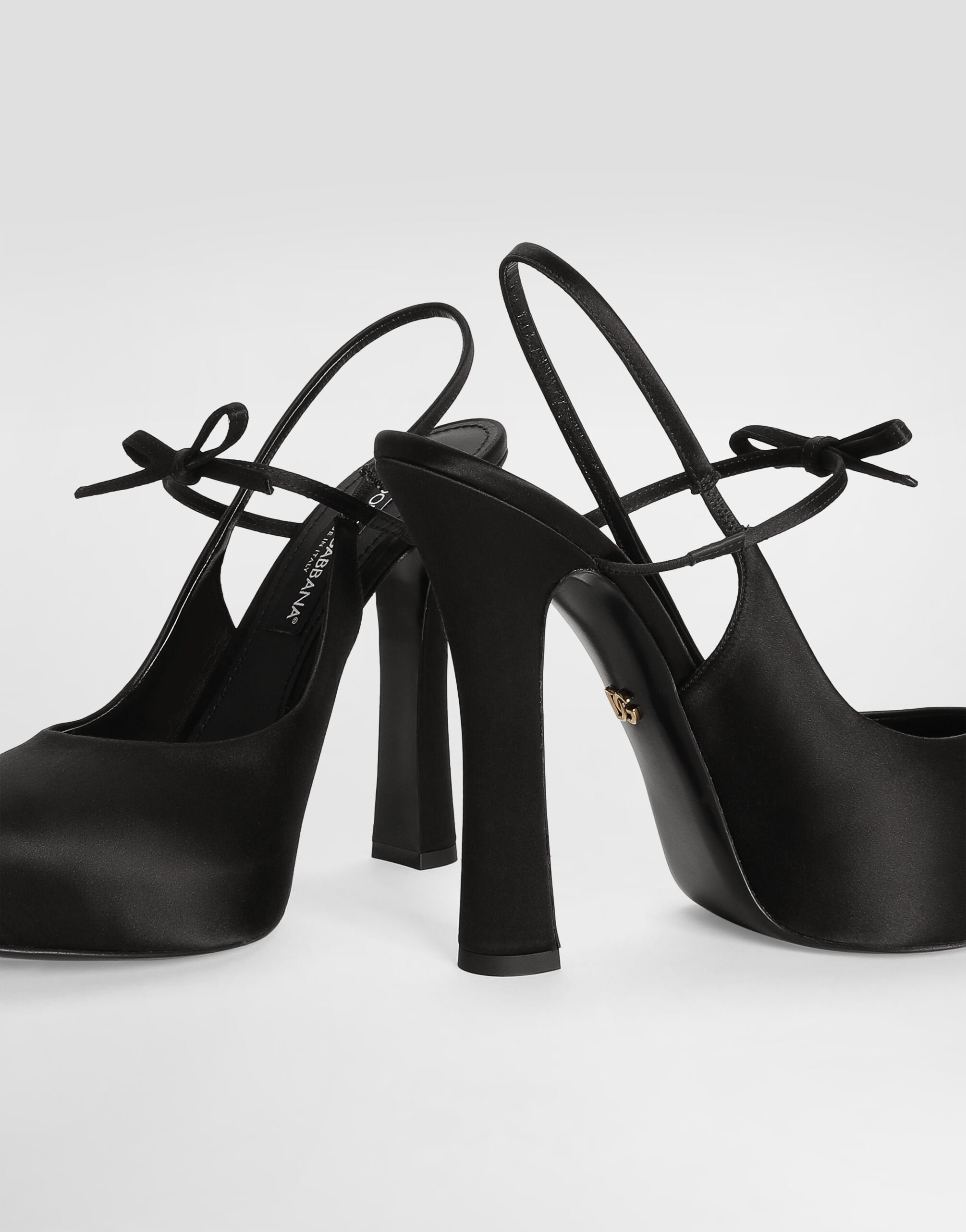 Satin slingbacks - 4