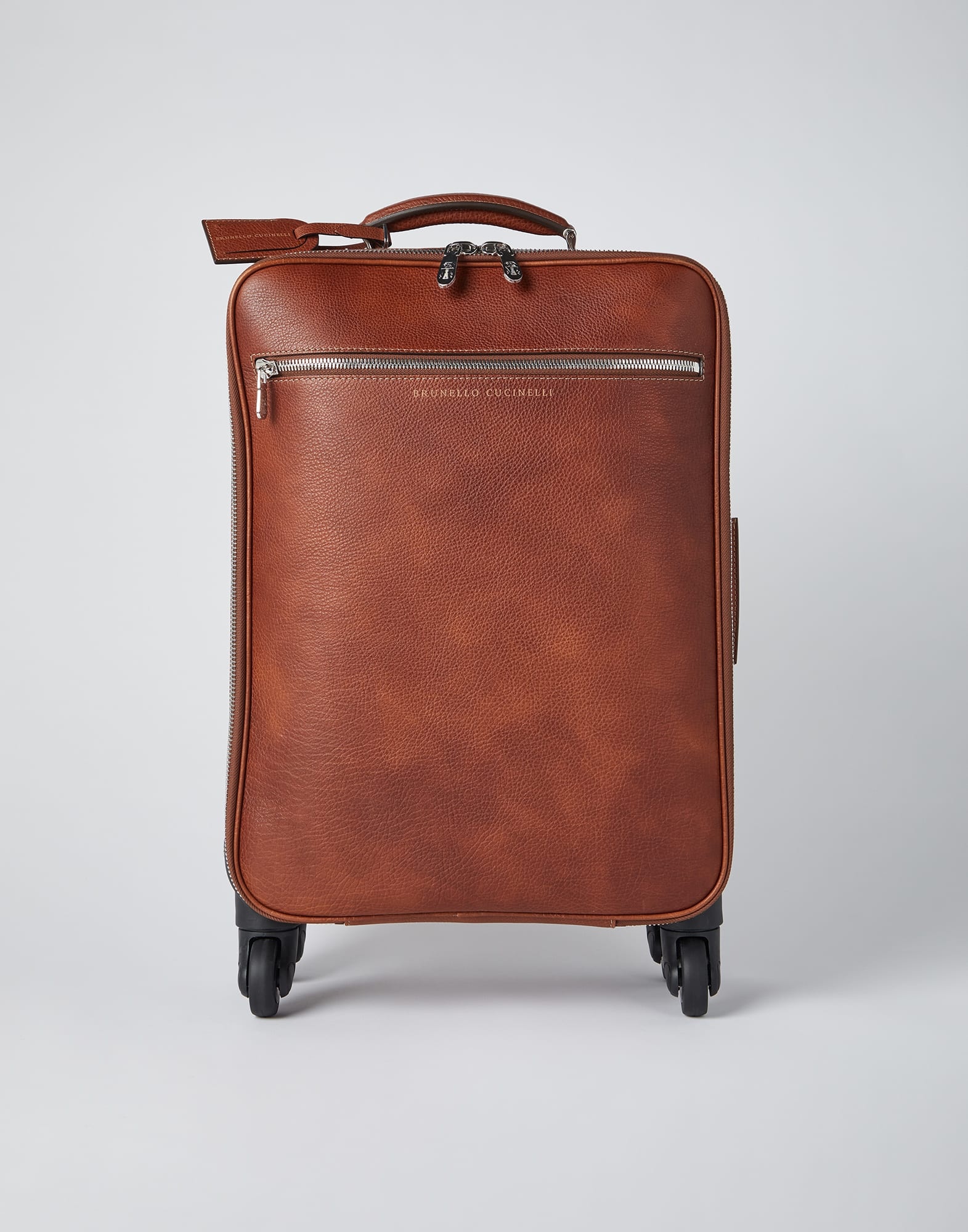 Grained calfskin suitcase - 1