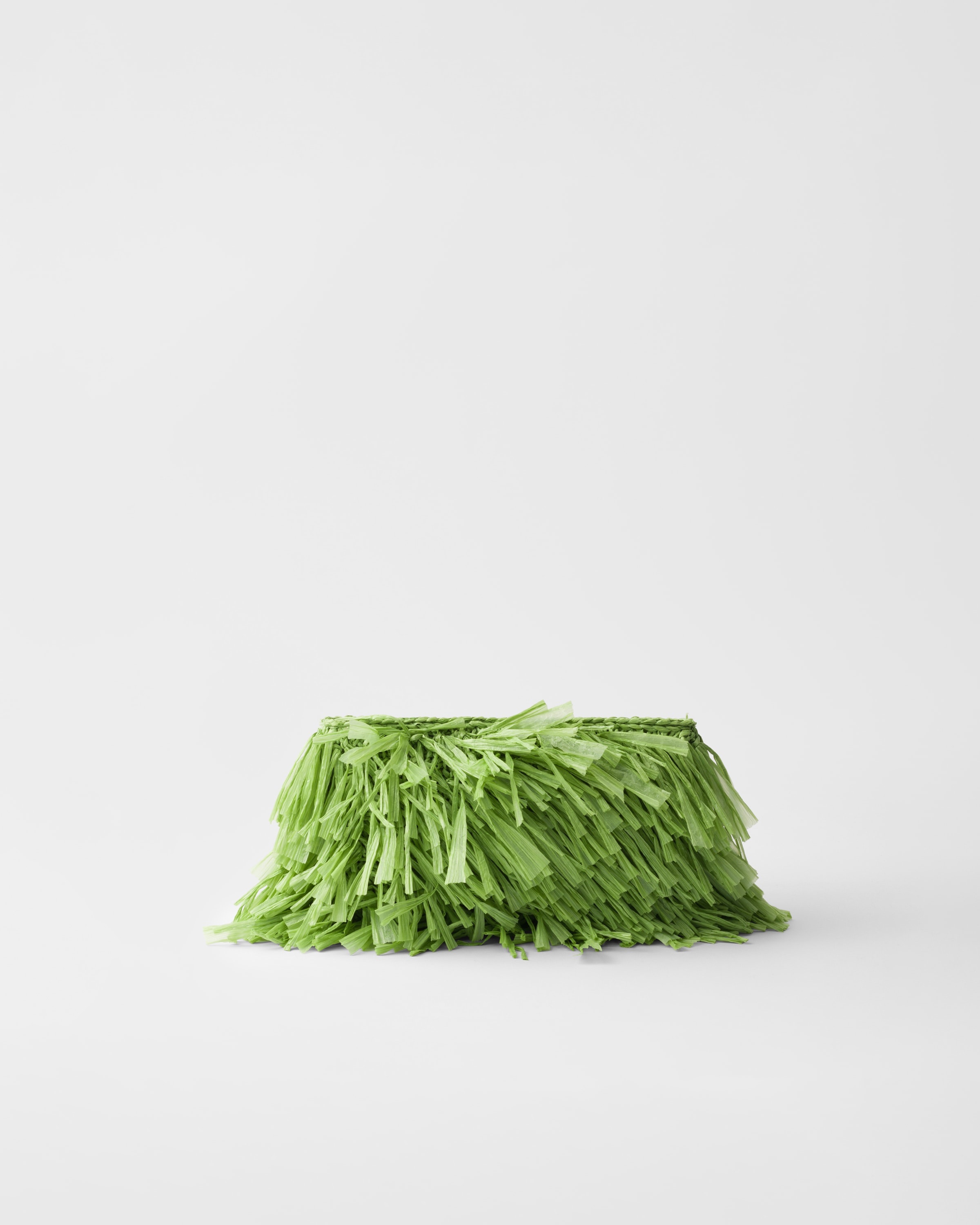 Medium fringed crochet clutch - 4