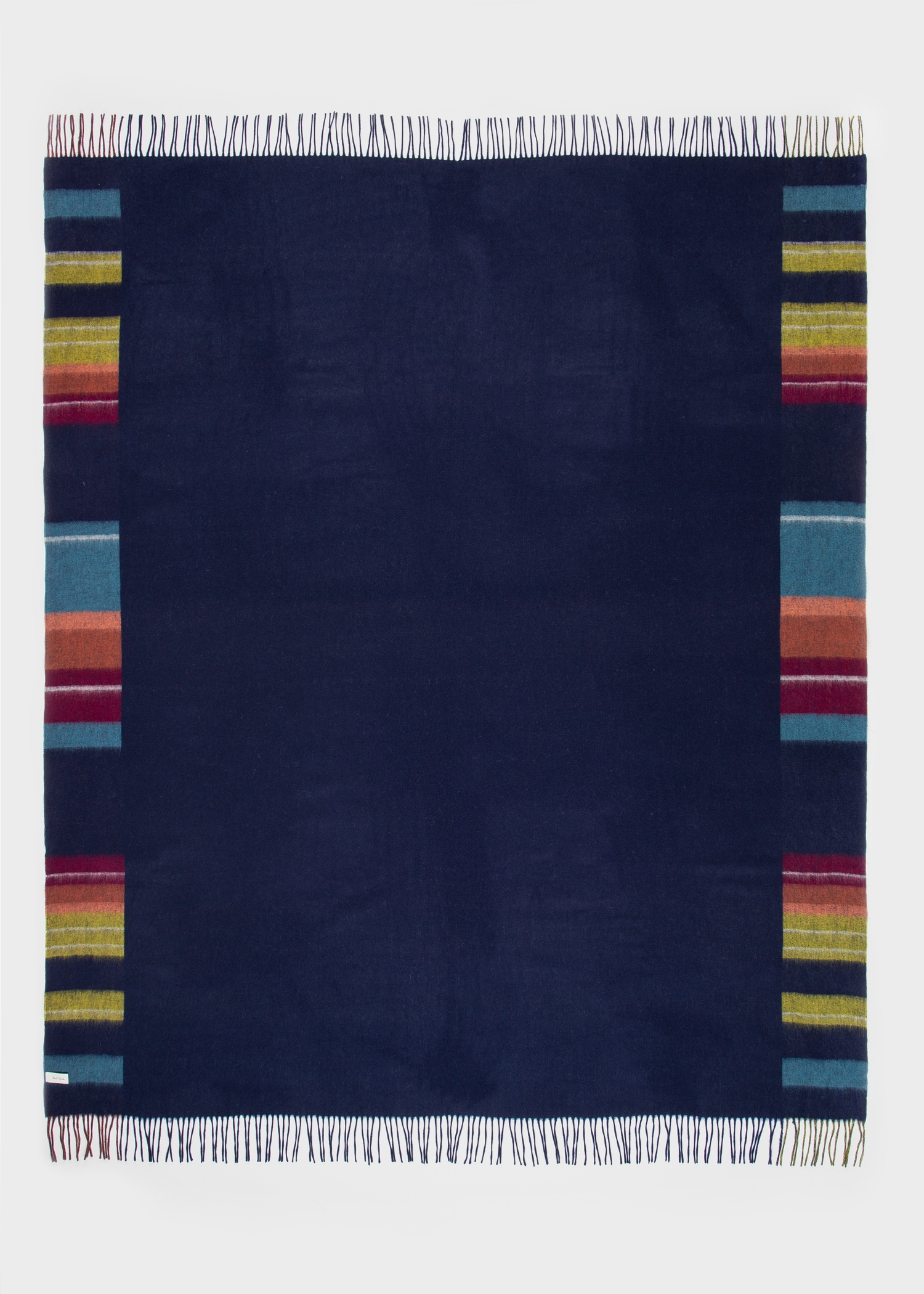 Faded Edge Reversible Lambswool Blanket - 3