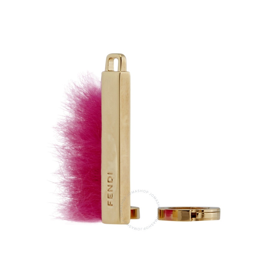 Fendi Gold Ladies Bag Charms Letter I - 2