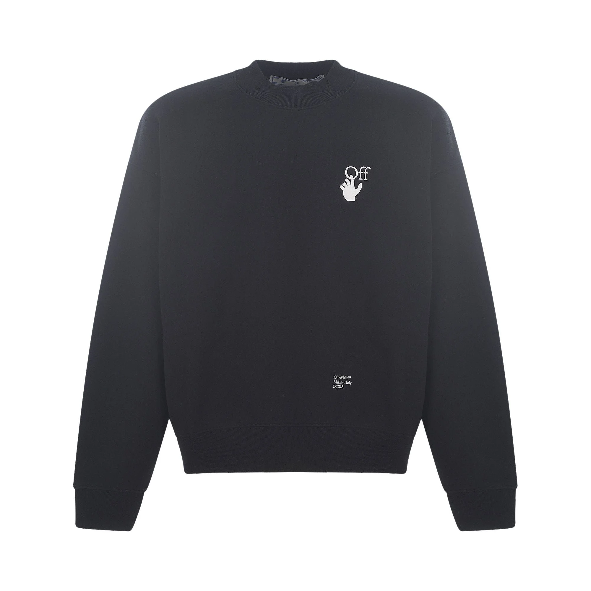 Off-White Caravaggio Arrows Sweatshirt 'Black' - 1