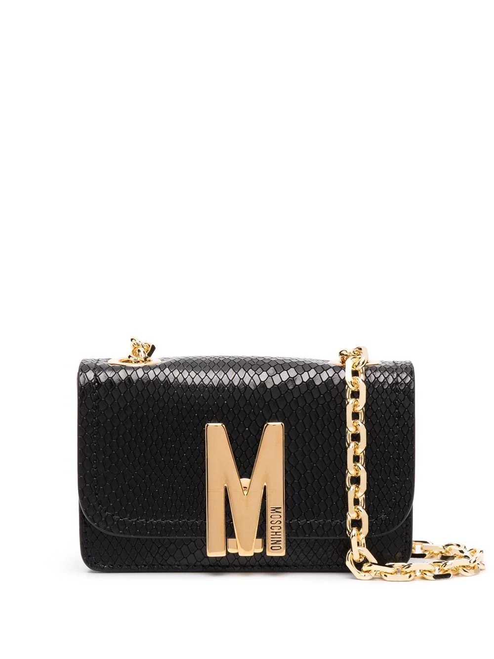 logo-plaque crossbody bag - 1