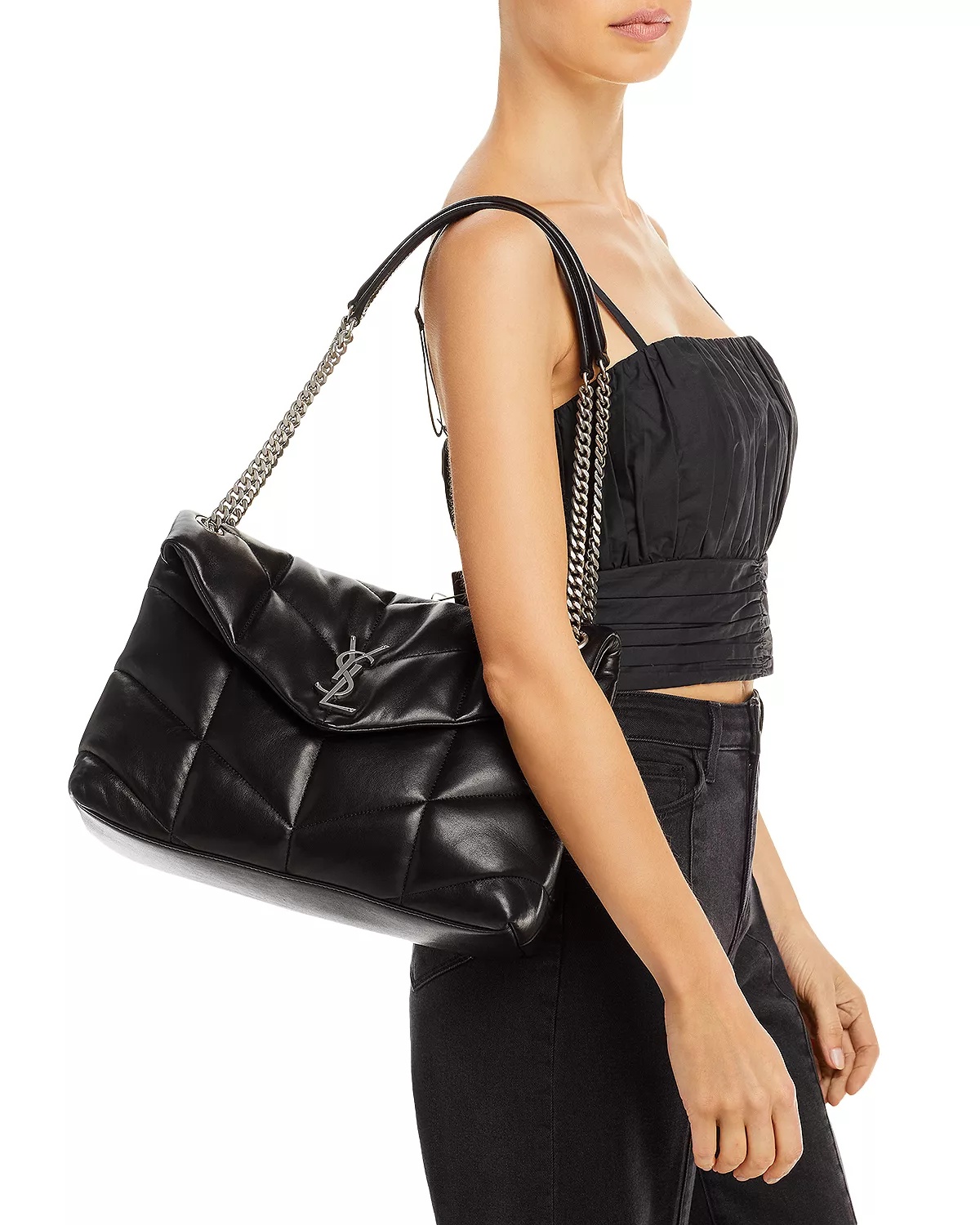 Puffer Medium Quilted Shoulder Bag - 2