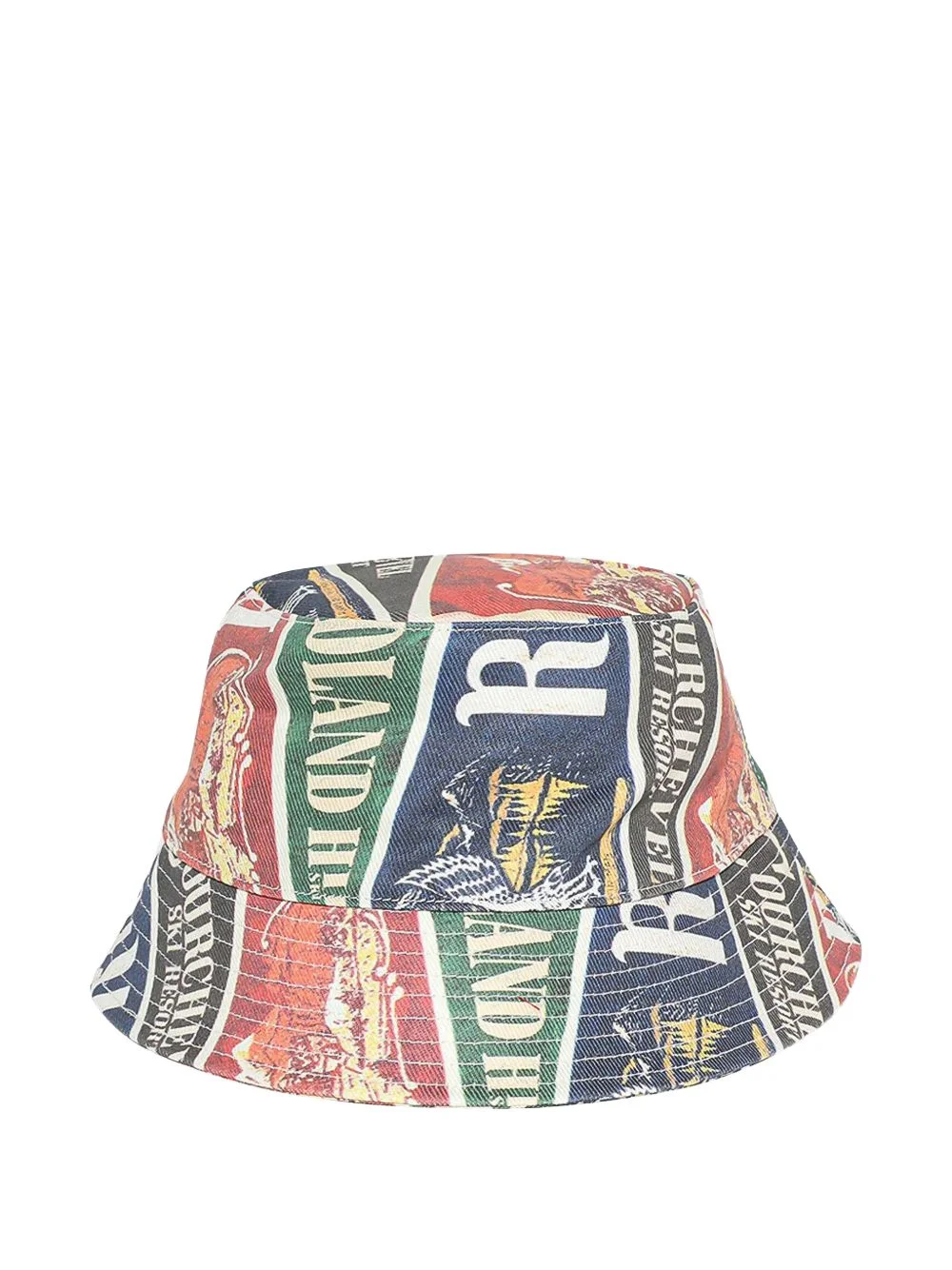 graphic-print bucket hat - 1