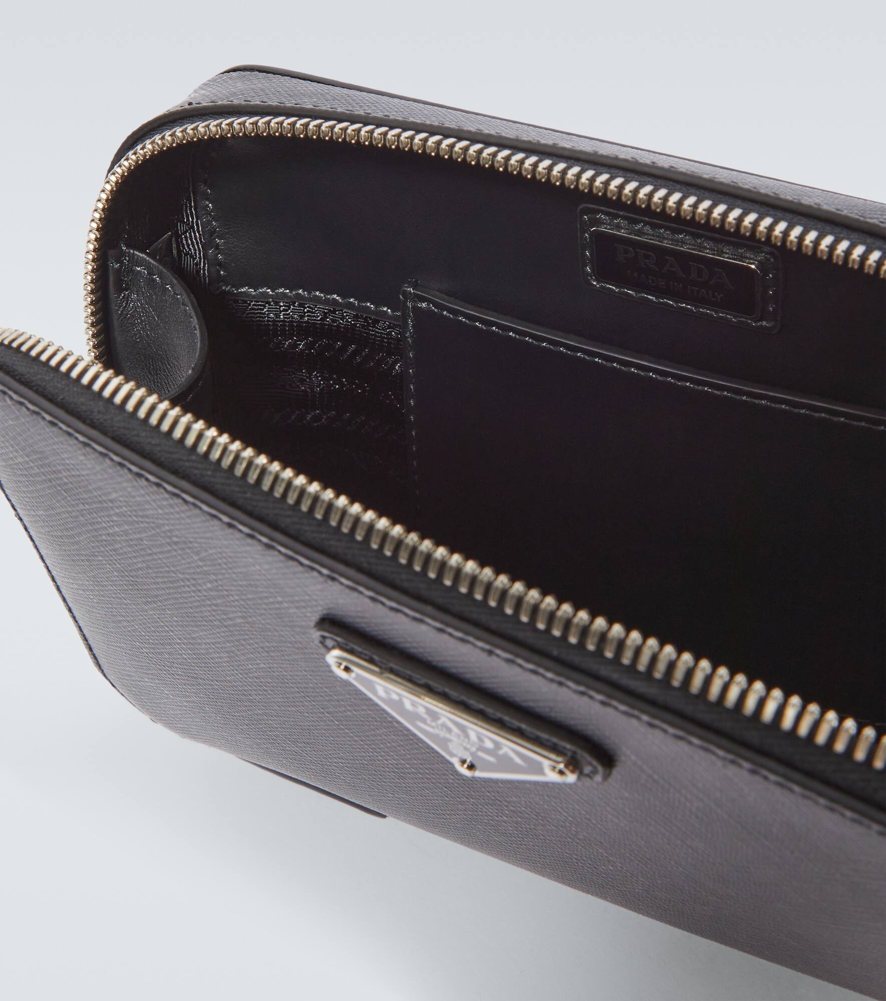 Brique leather crossbody bag - 4