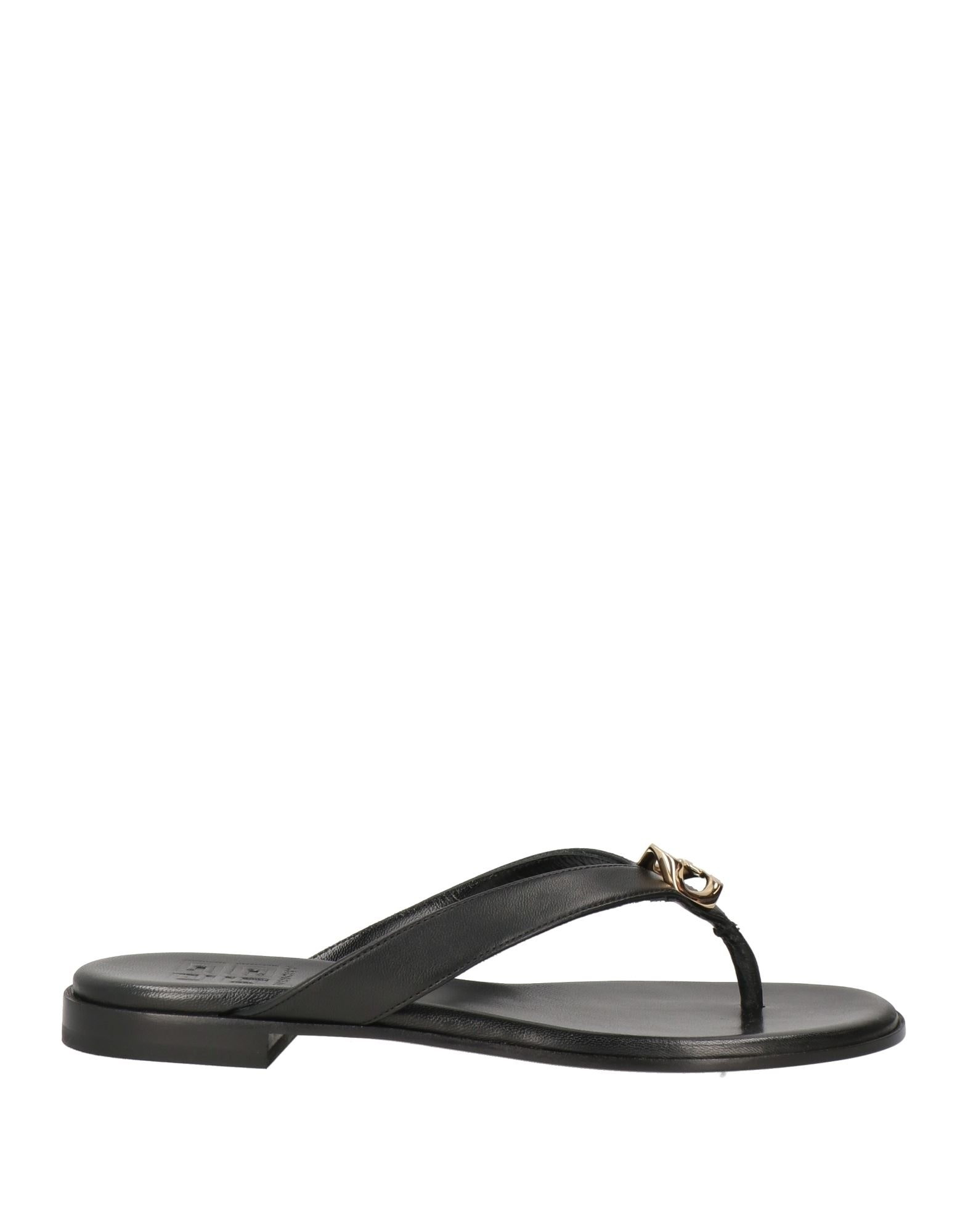 Black Women's Flip Flops - 1
