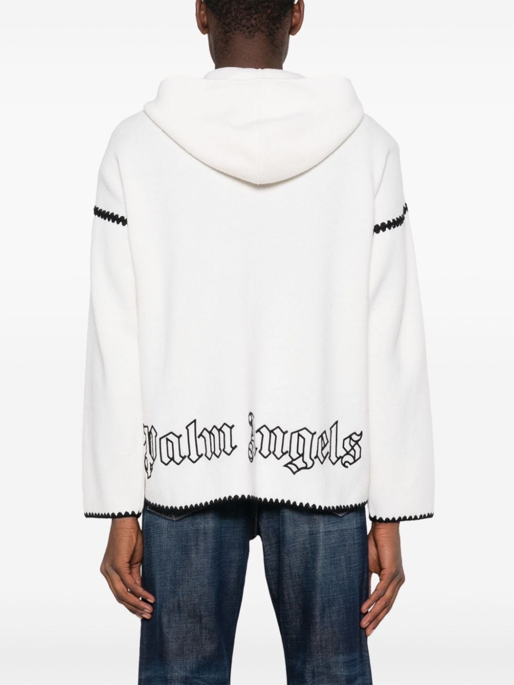 Monogram wool-blend hoodie - 4