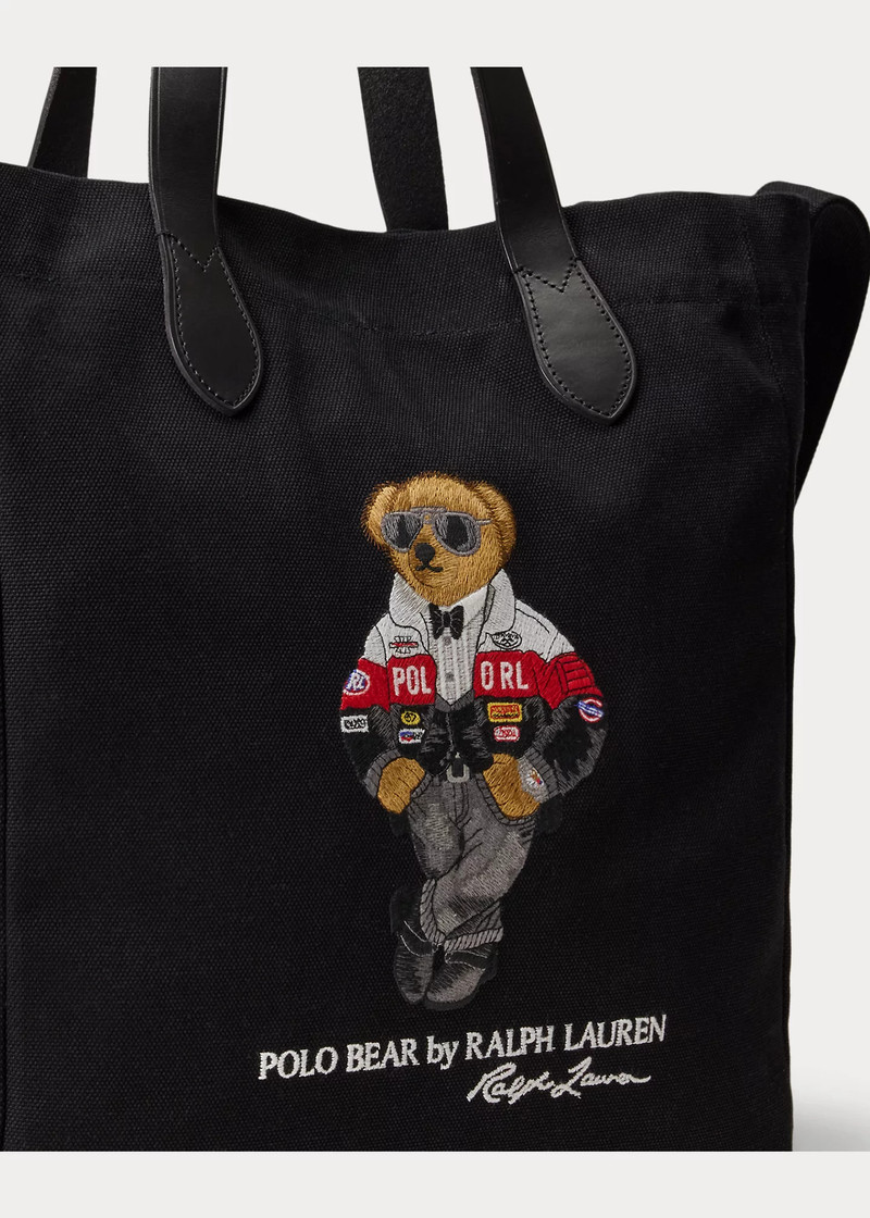 Polo Bear Canvas Shopper Tote 5
