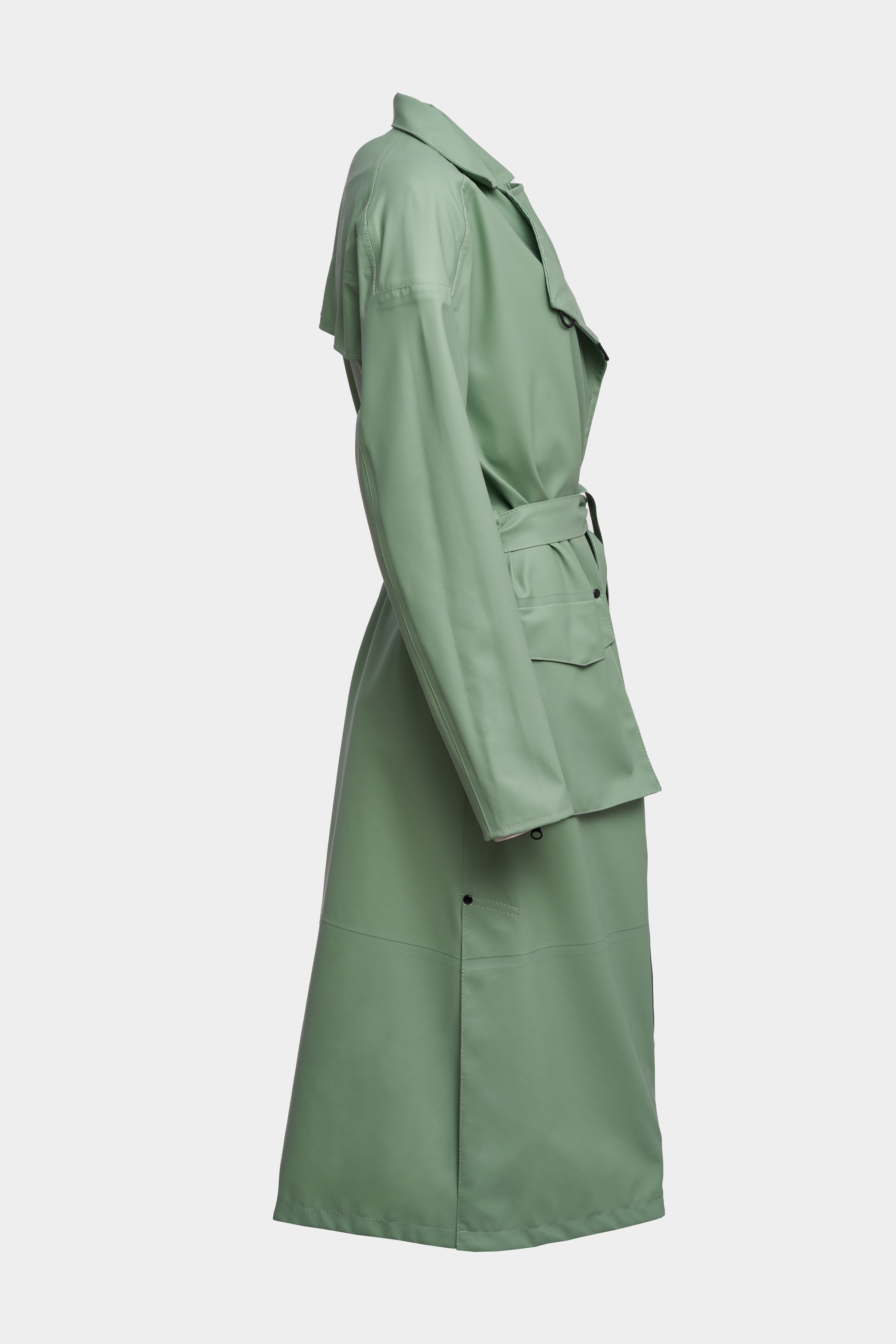 Kista Trench Coat Loden Green - 5