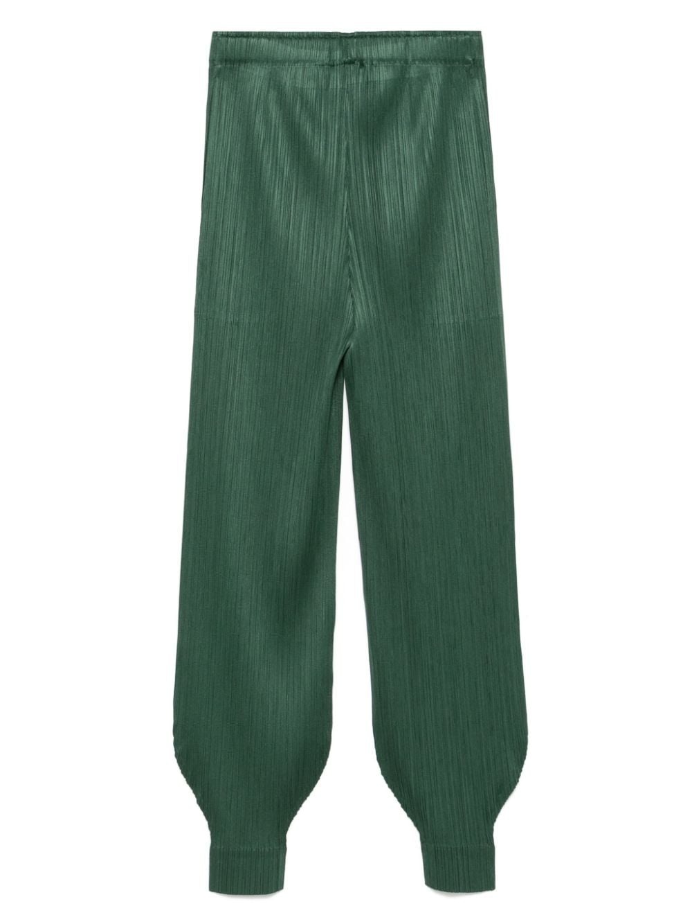 plissé trousers - 2