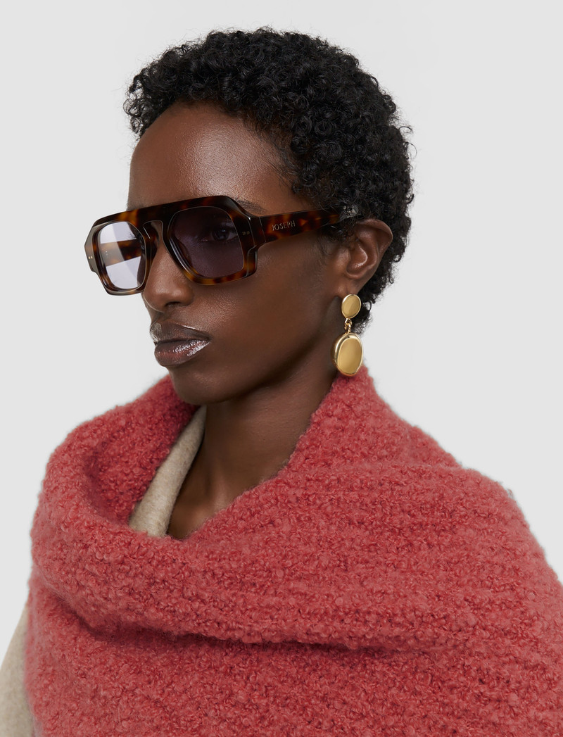 JOSEPH Bouclé Knit Scarf outlook