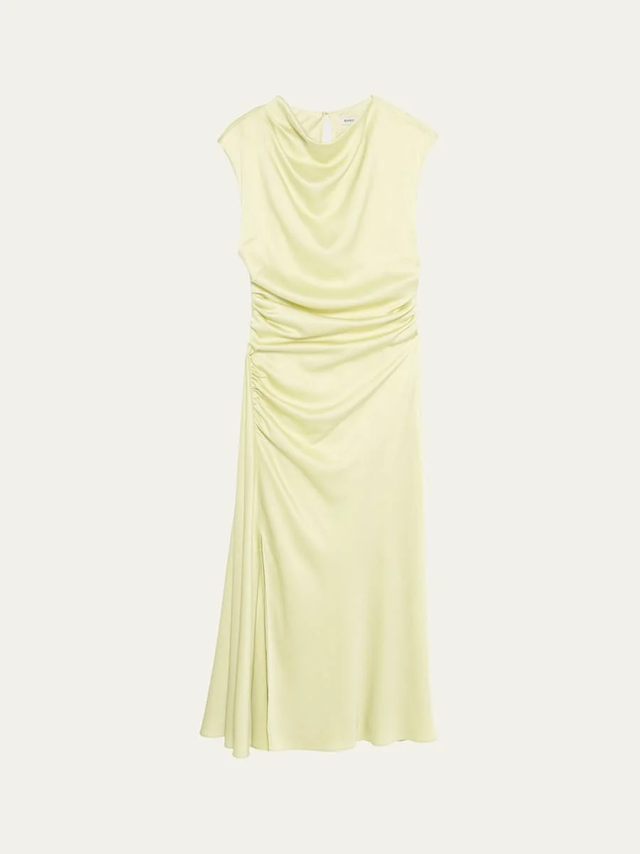 Burke Draped Midi Dress - 1