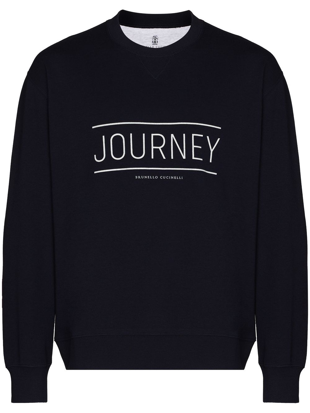 logo-print crew-neck sweatshirt - 1