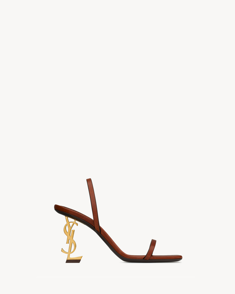 opyum slingback sandals in vegetable-tanned leather 1