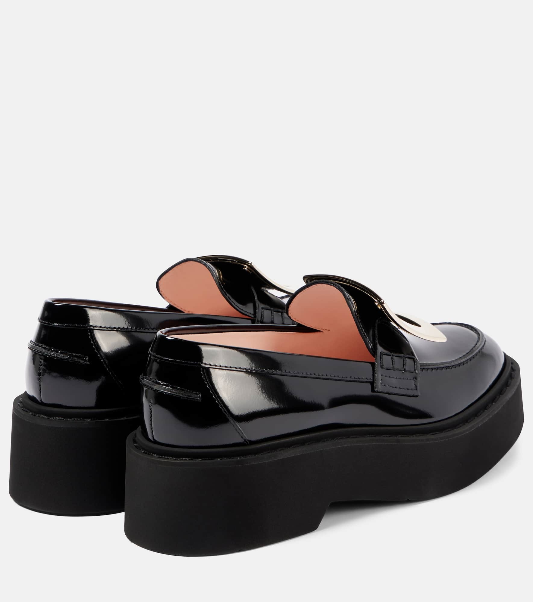 Viv' Rangers patent leather platform loafers - 2