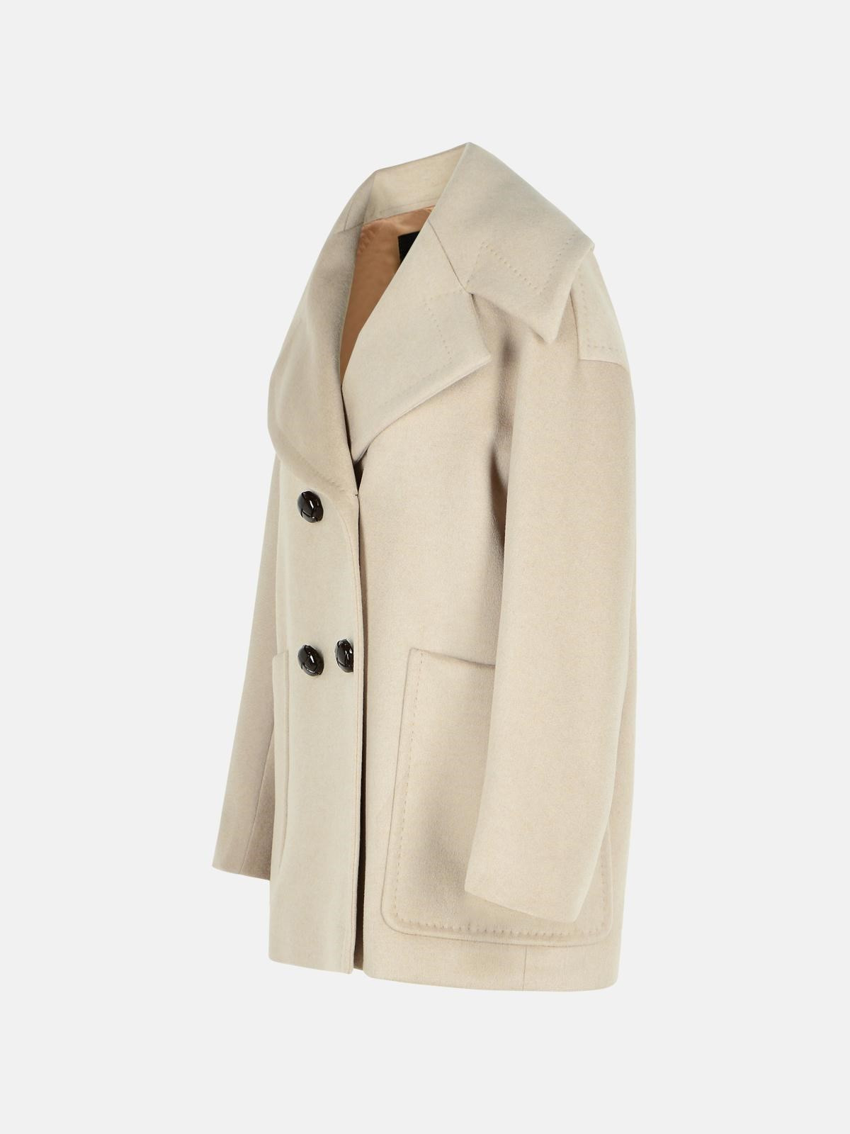 'MARIO' BEIGE CASHMERE JACKET - 2