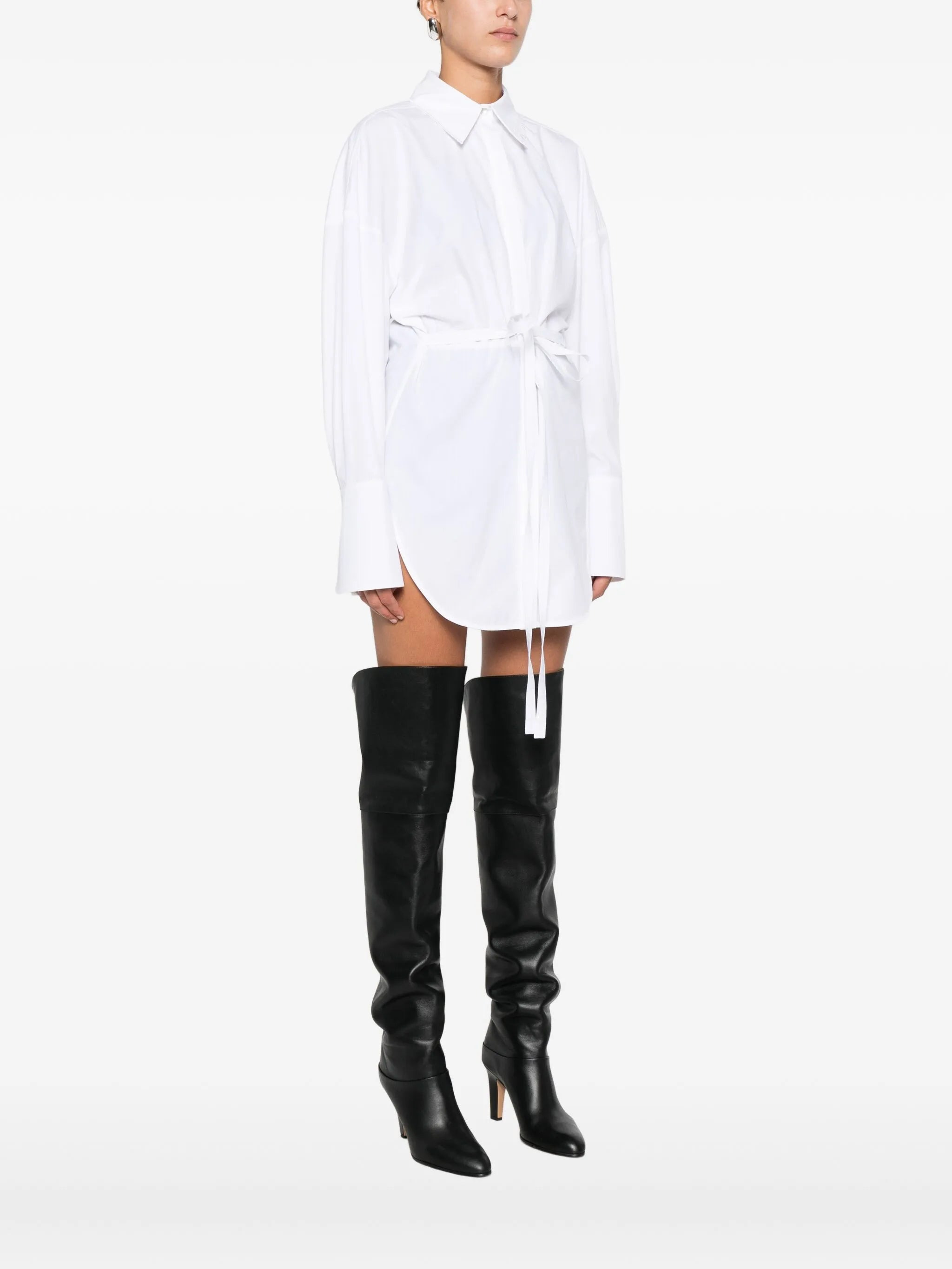 Blumarine Balloon-sleeve Belted Shirt - 2