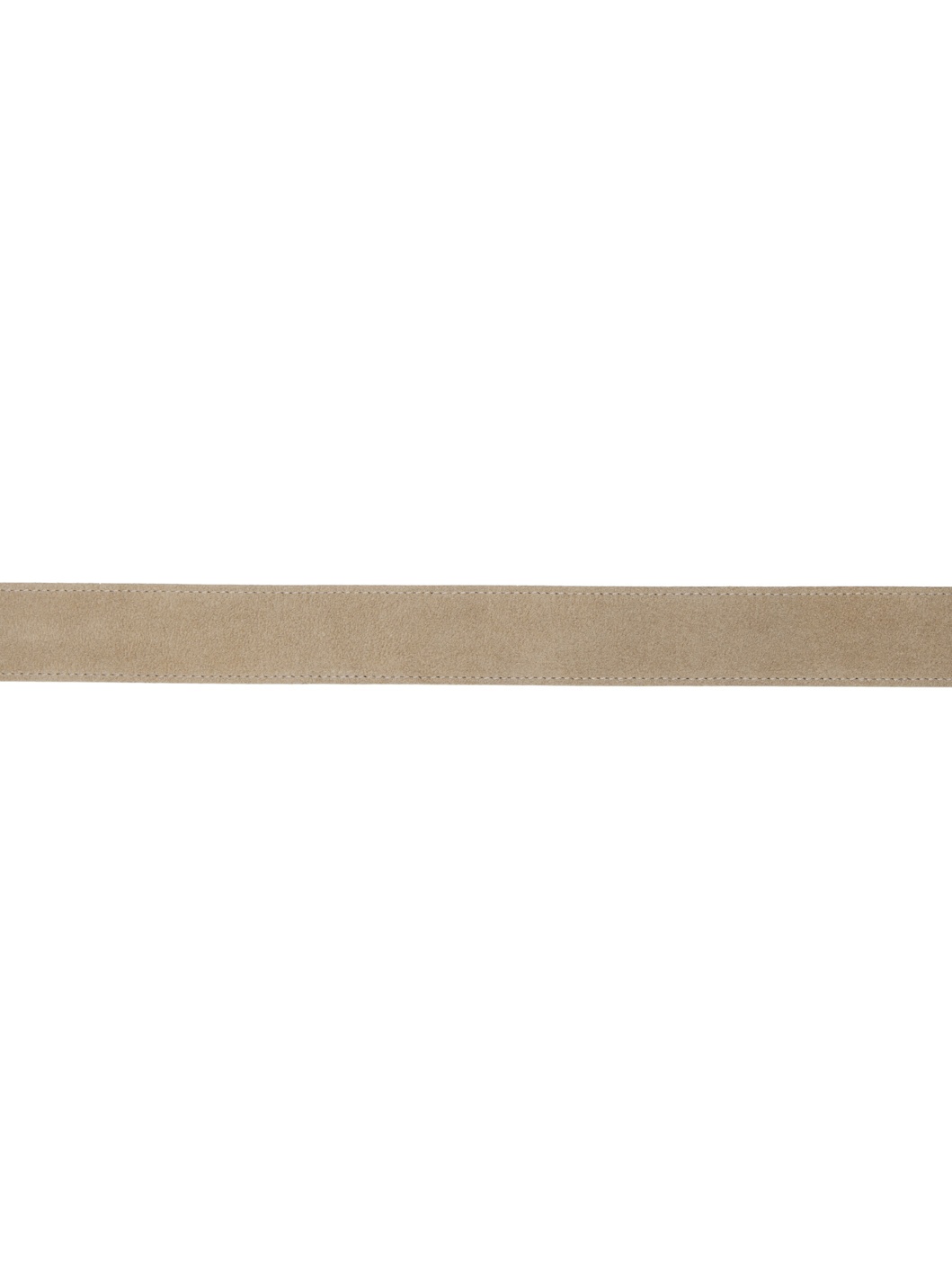 Beige Swirl Suede Belt - 2