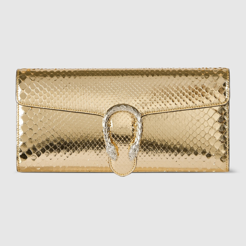 Dionysus small python clutch 1