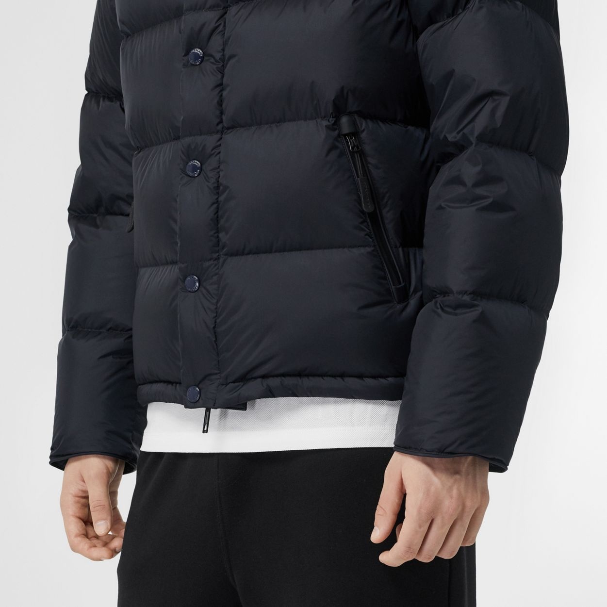 Detachable Sleeve Hooded Puffer Jacket - 6