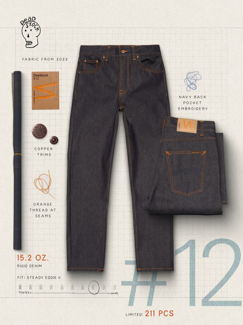 Nudie Jeans Steady Eddie II Dry Deadstock 12 outlook