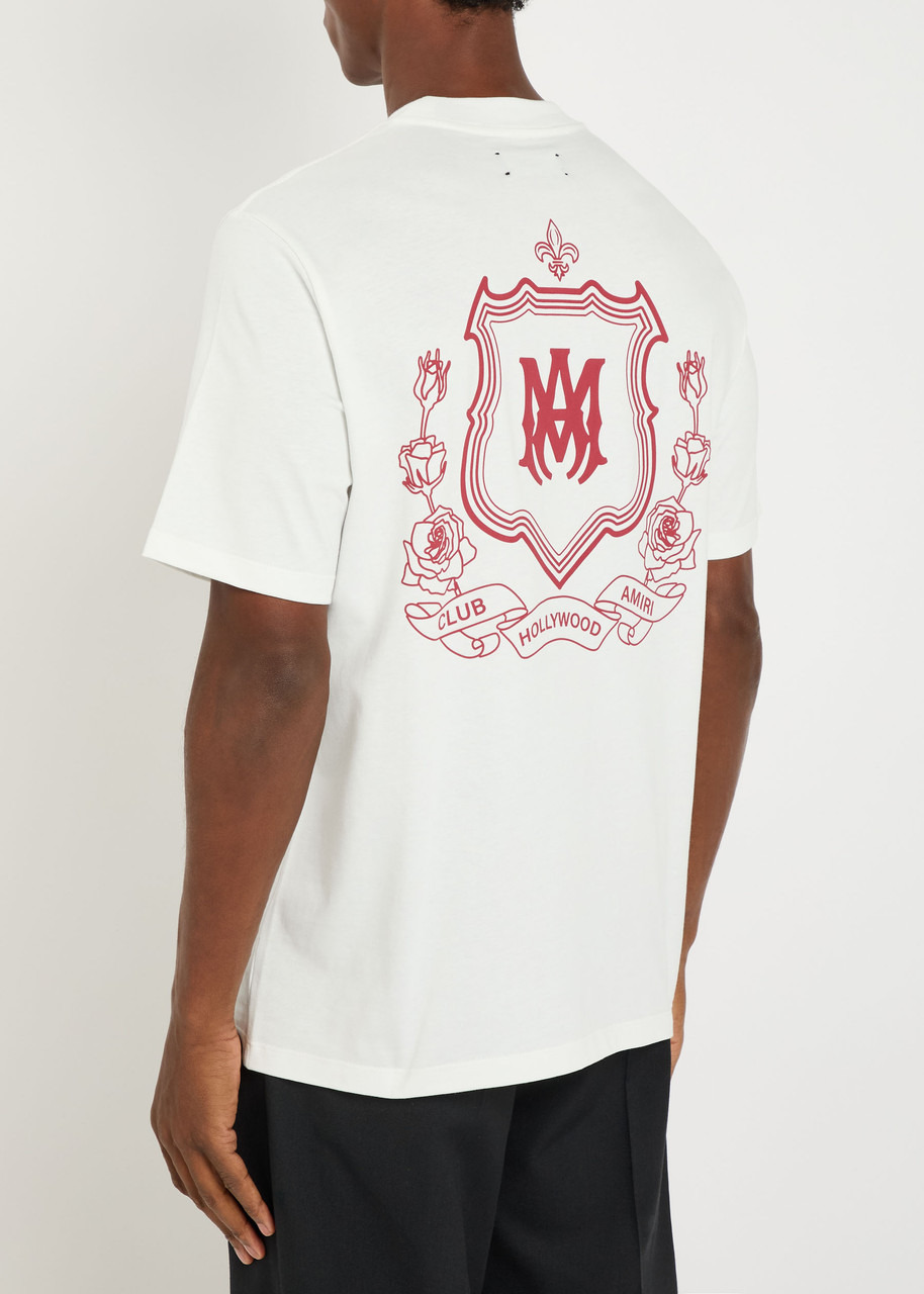 Amiri Ma Crest Logo-print Cotton T-shirt - 3