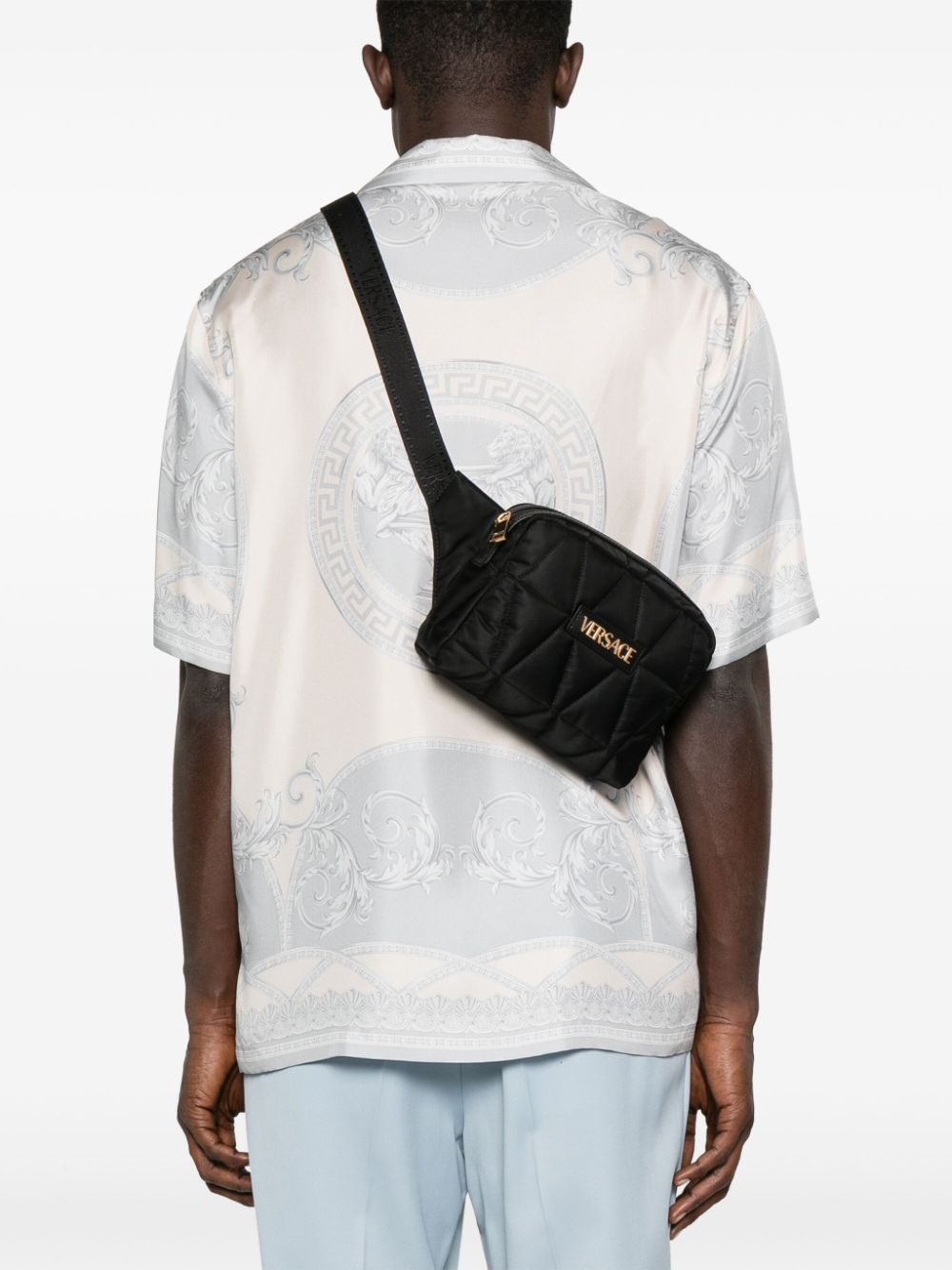 logo-lettering belt bag - 2