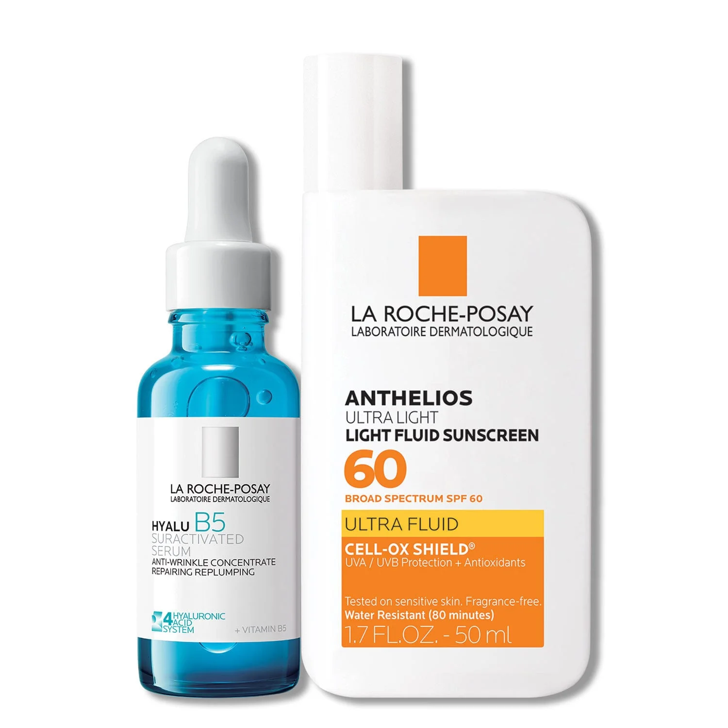 Hyalu B5 Serum & Anthelios Ultra-light Sunscreen SPF 60 - 1