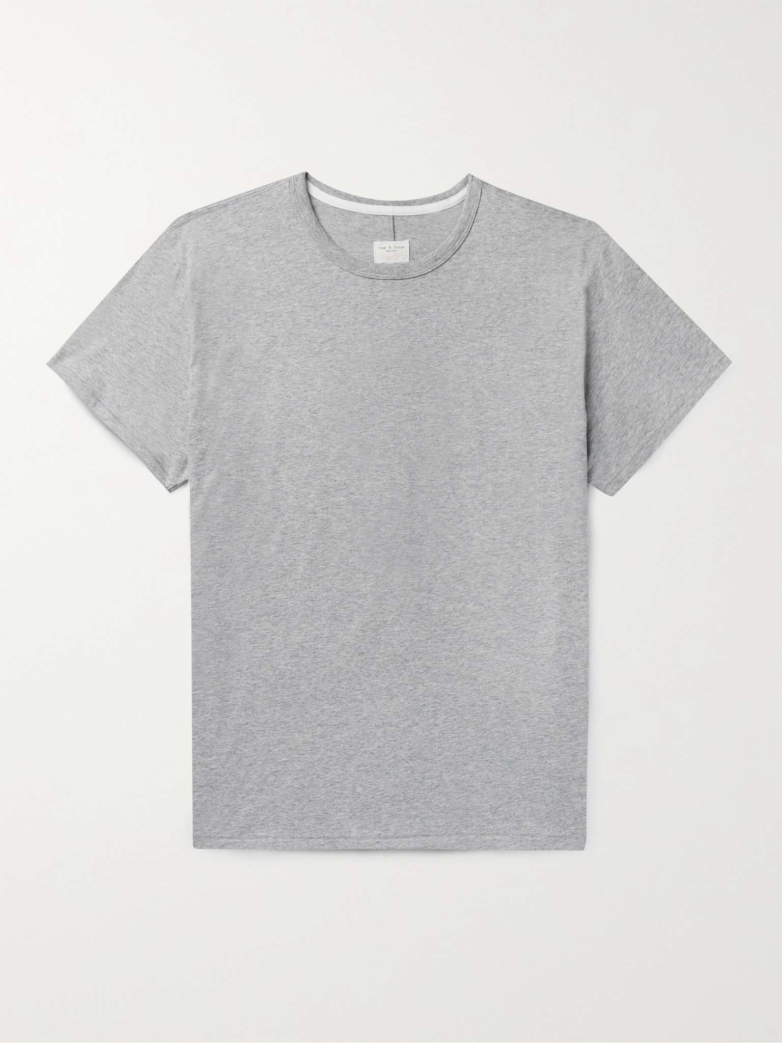 Mélange Organic Cotton-Jersey T-Shirt - 1