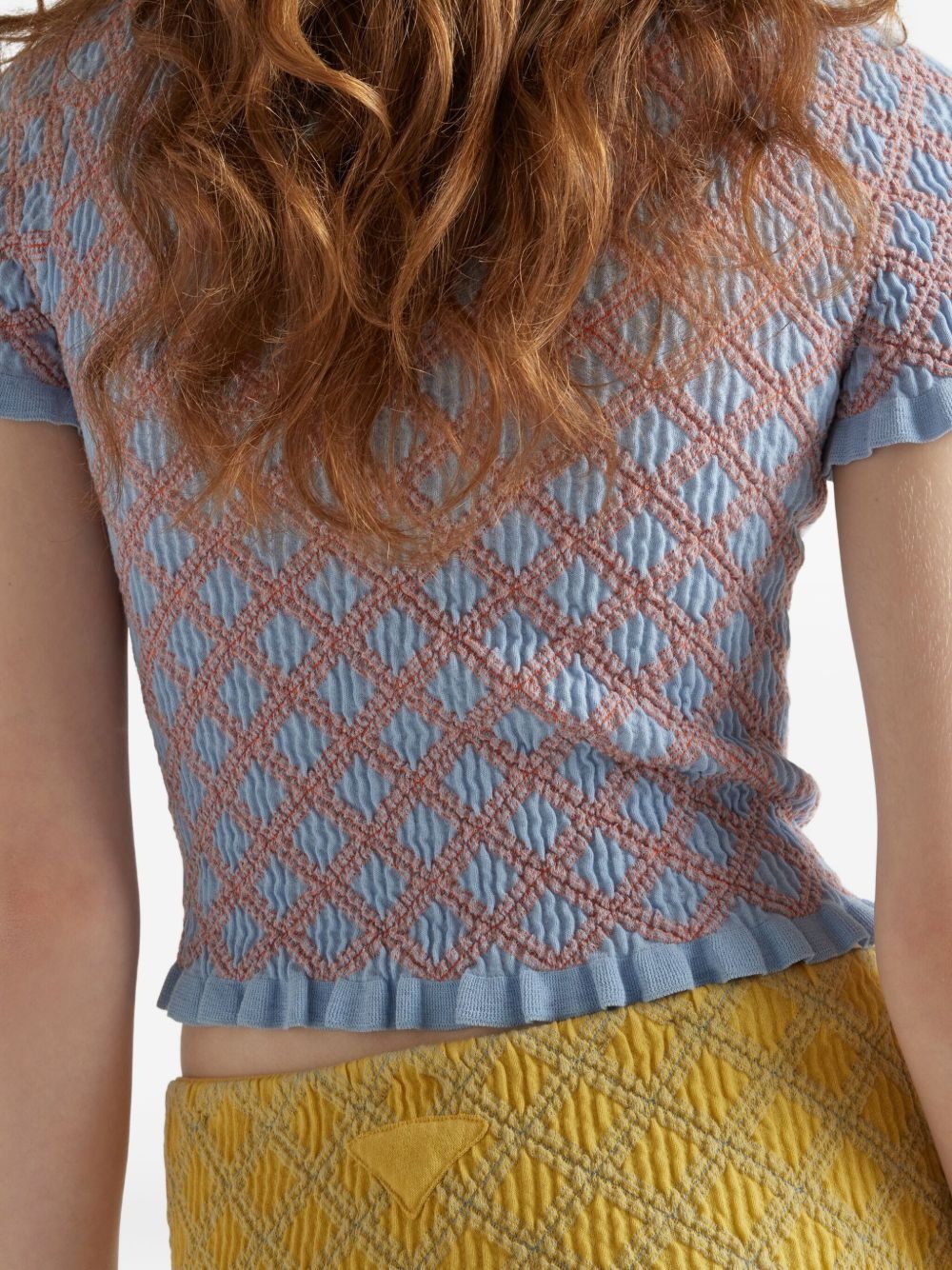 patterned-jacquard cardigan - 3