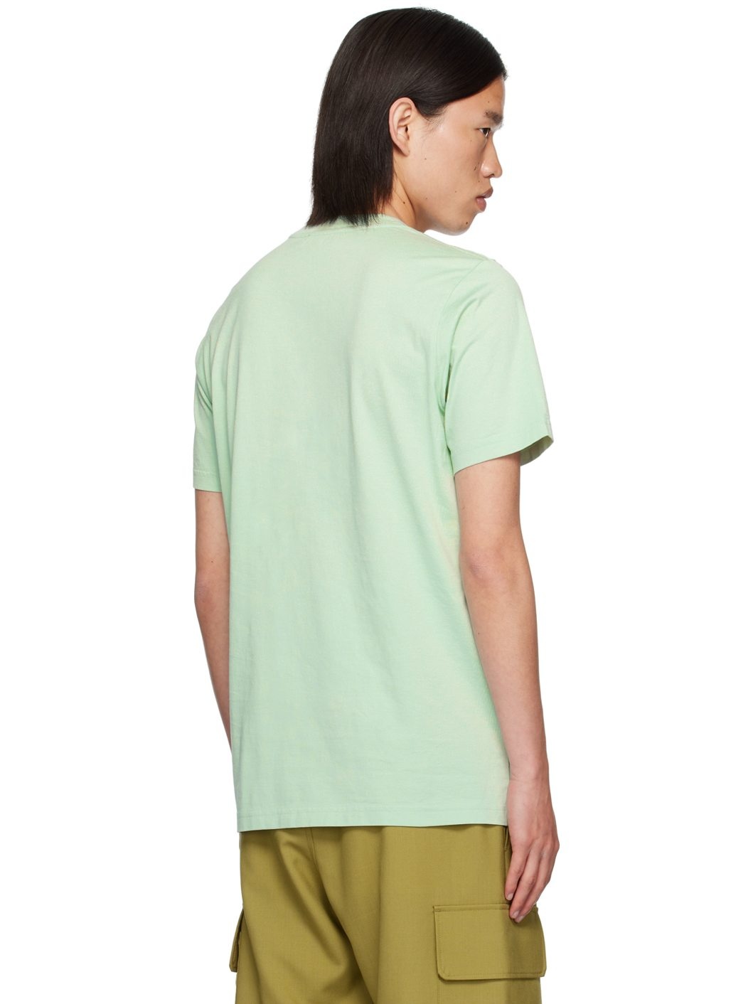 Green Argyle Print T-Shirt - 3