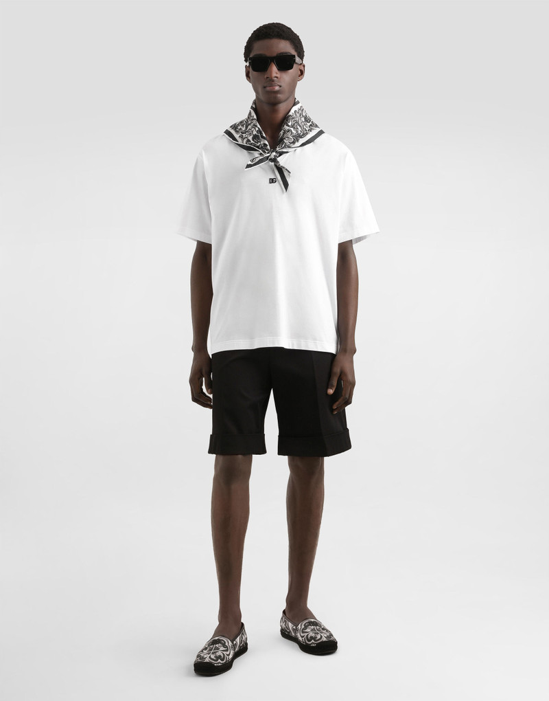 Dolce & Gabbana Scarf detail cotton t-shirt outlook