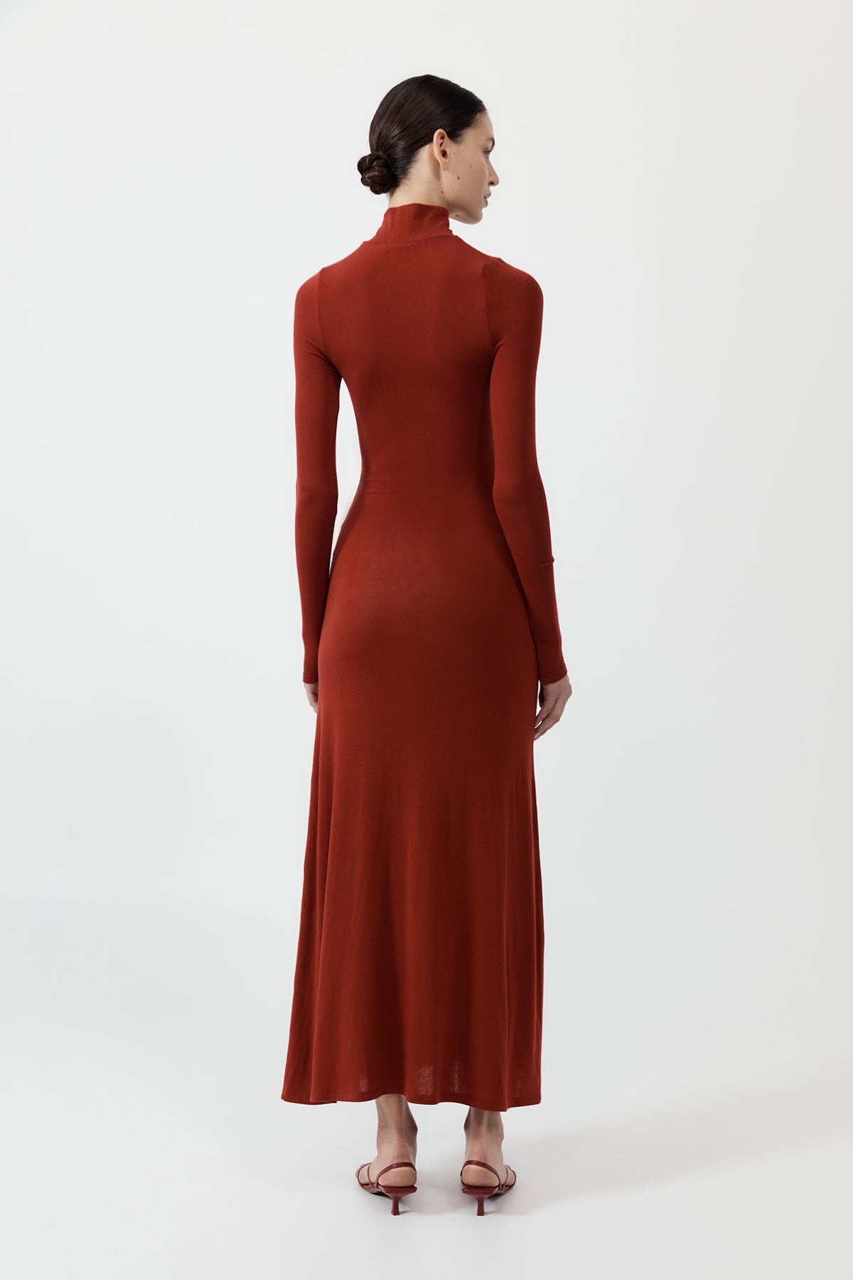 Jersey Maxi Dress - Rouge - 5