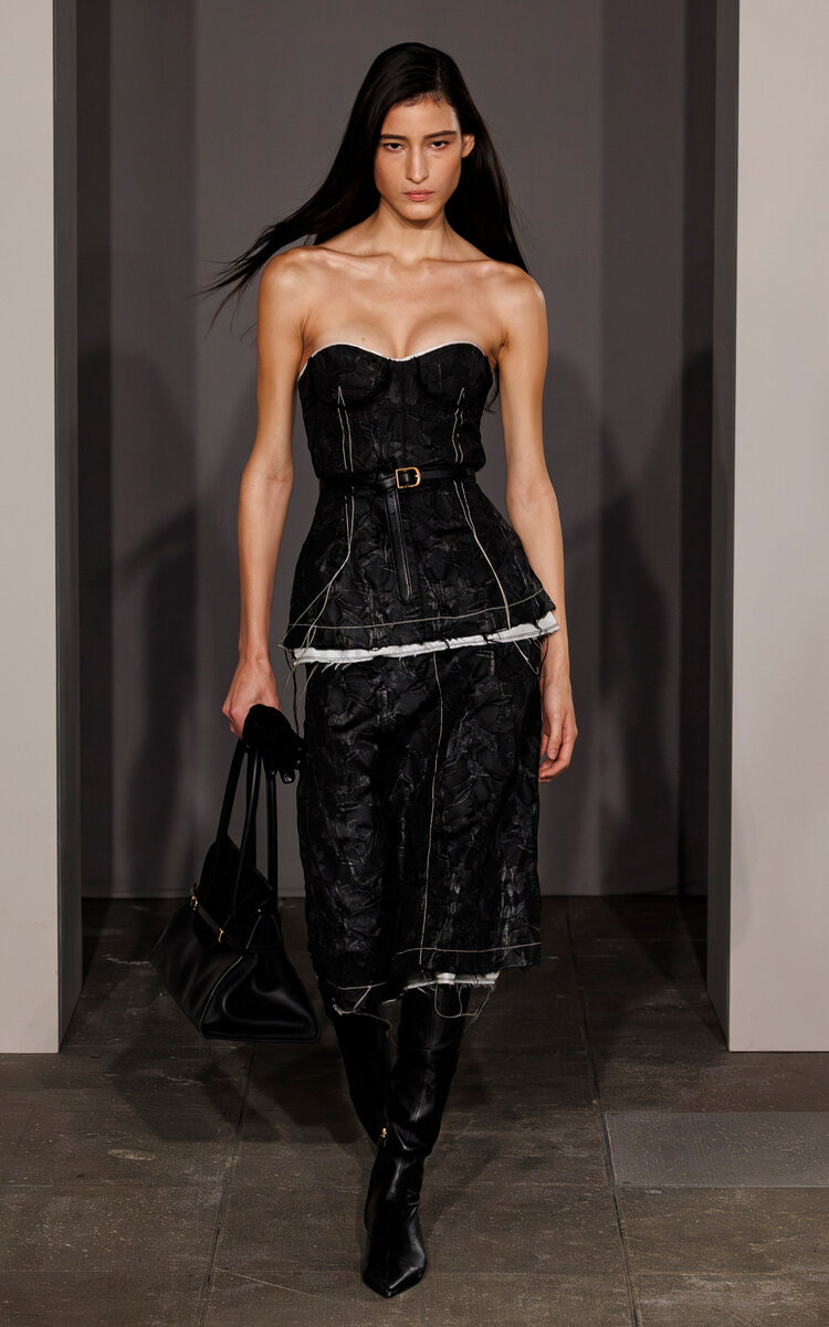 Zander Bustier Top black - 2