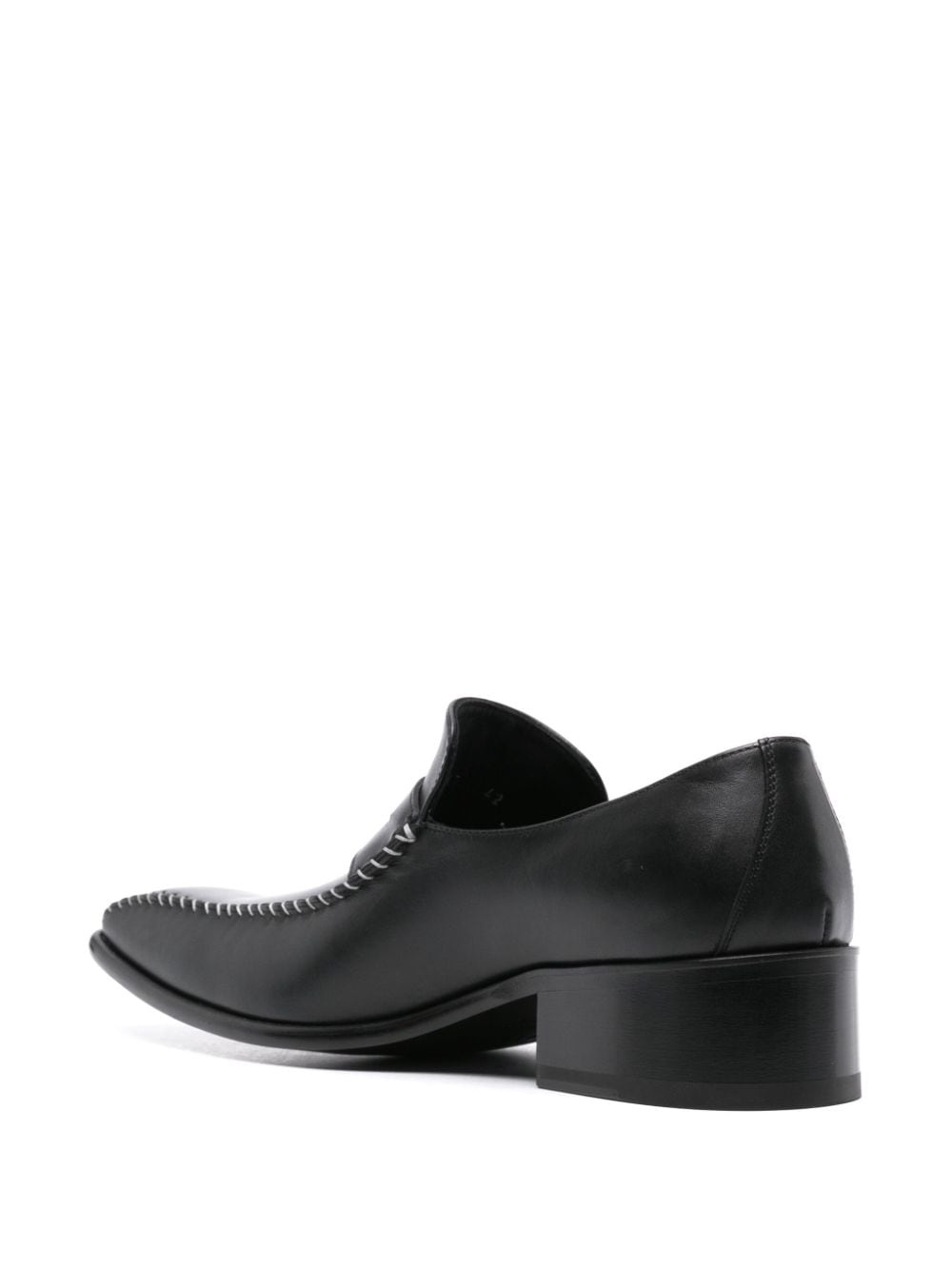 Snout Stitch leather loafer - 3