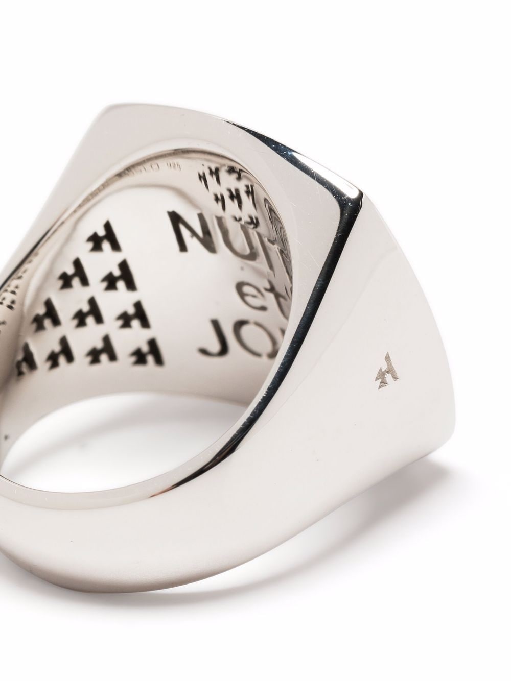 Clean Cushion sterling silver ring - 3
