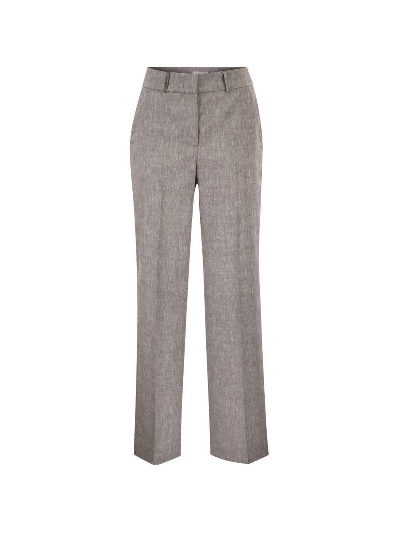 belt-loops straight trousers 1
