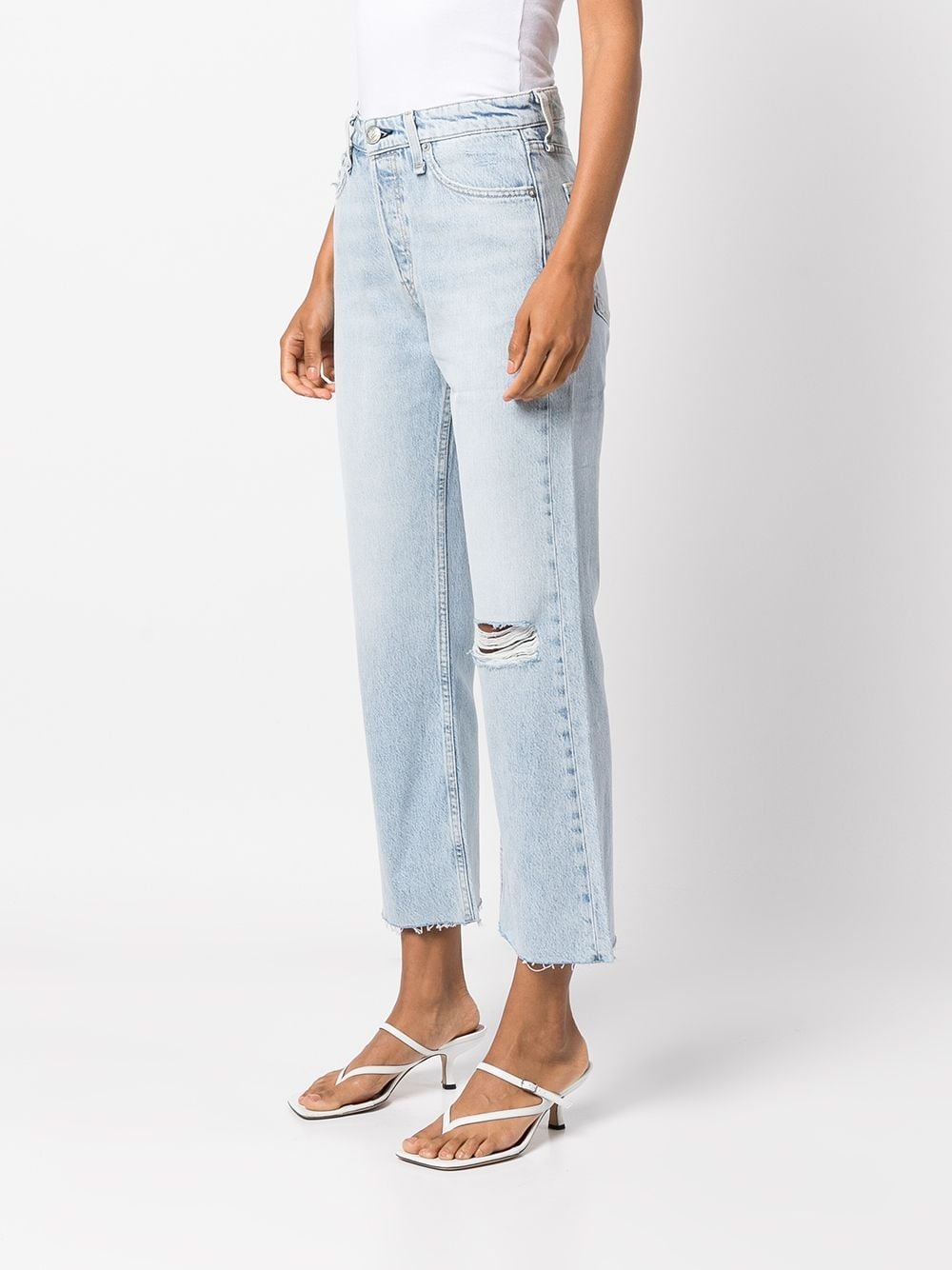 Maya high-rise cropped flared jeans - 3