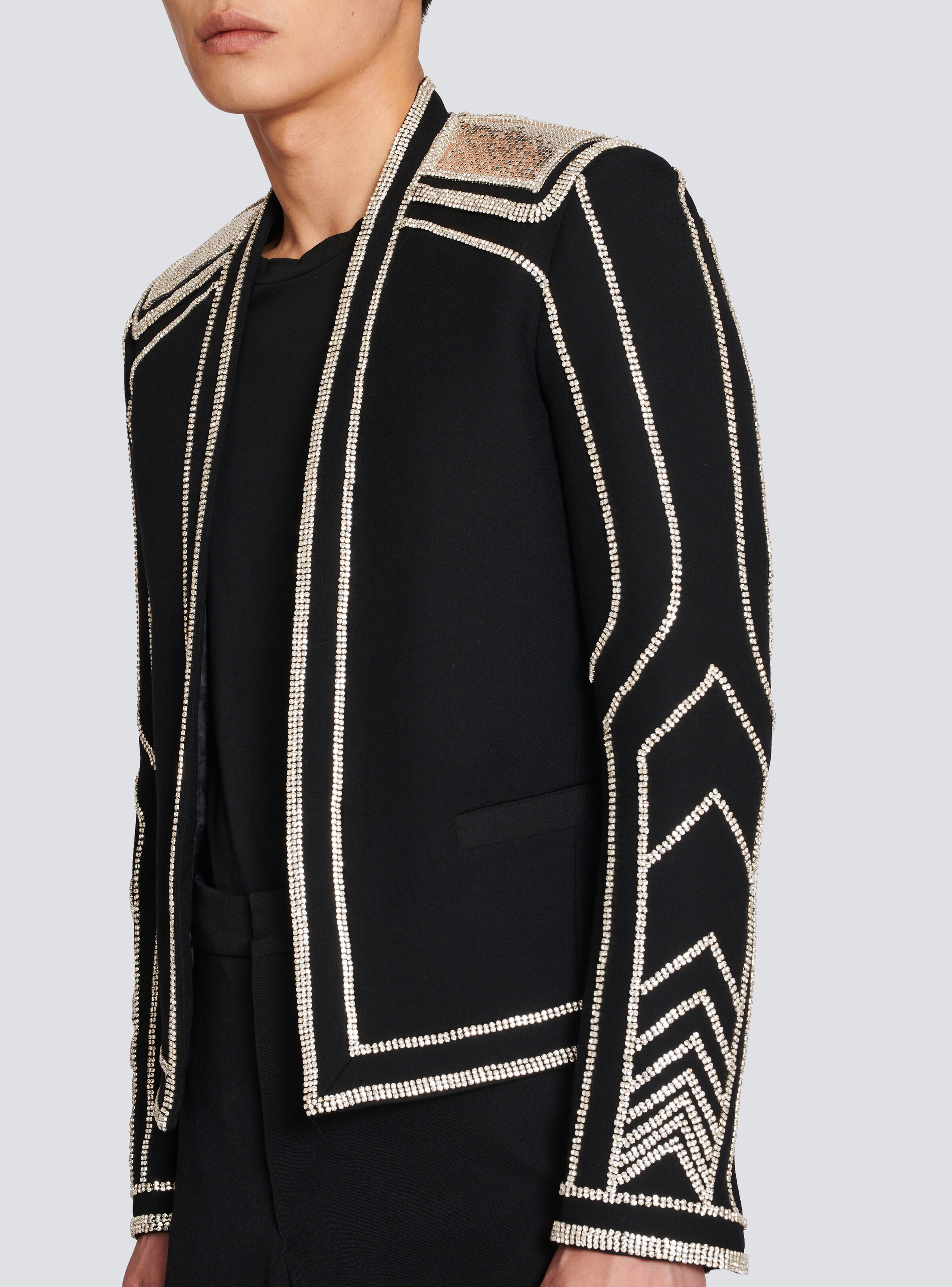 Embroidered wool jacket - 2