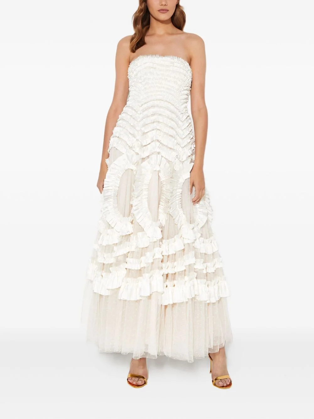 Hyacinth ruffled gown - 1