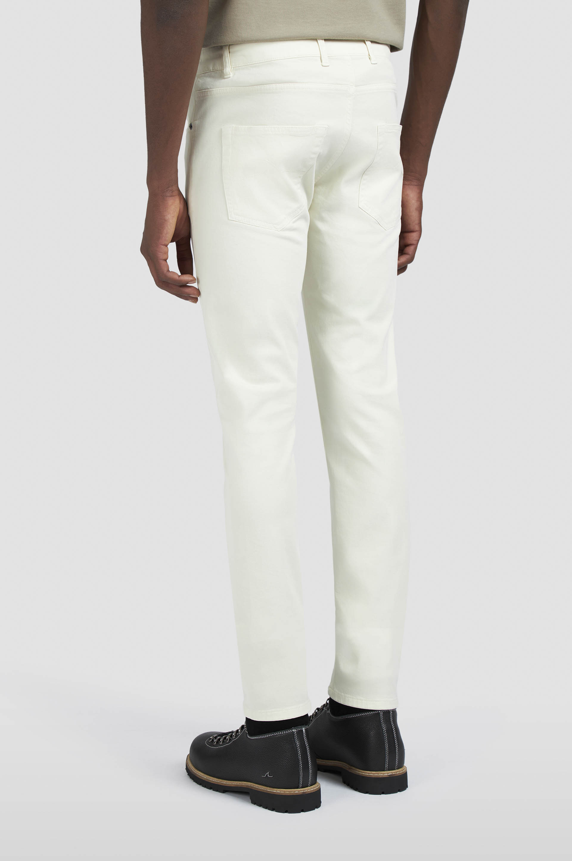 STRETCH COTTON 5 POCKETS TROUSERS - 3